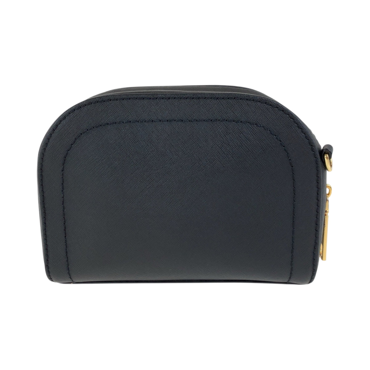 18336
MARC JACOBS マークジェイコブス ブラック 黒 ゴールド金具 PVC ショルダーバッグ ポシェット  レディース A20