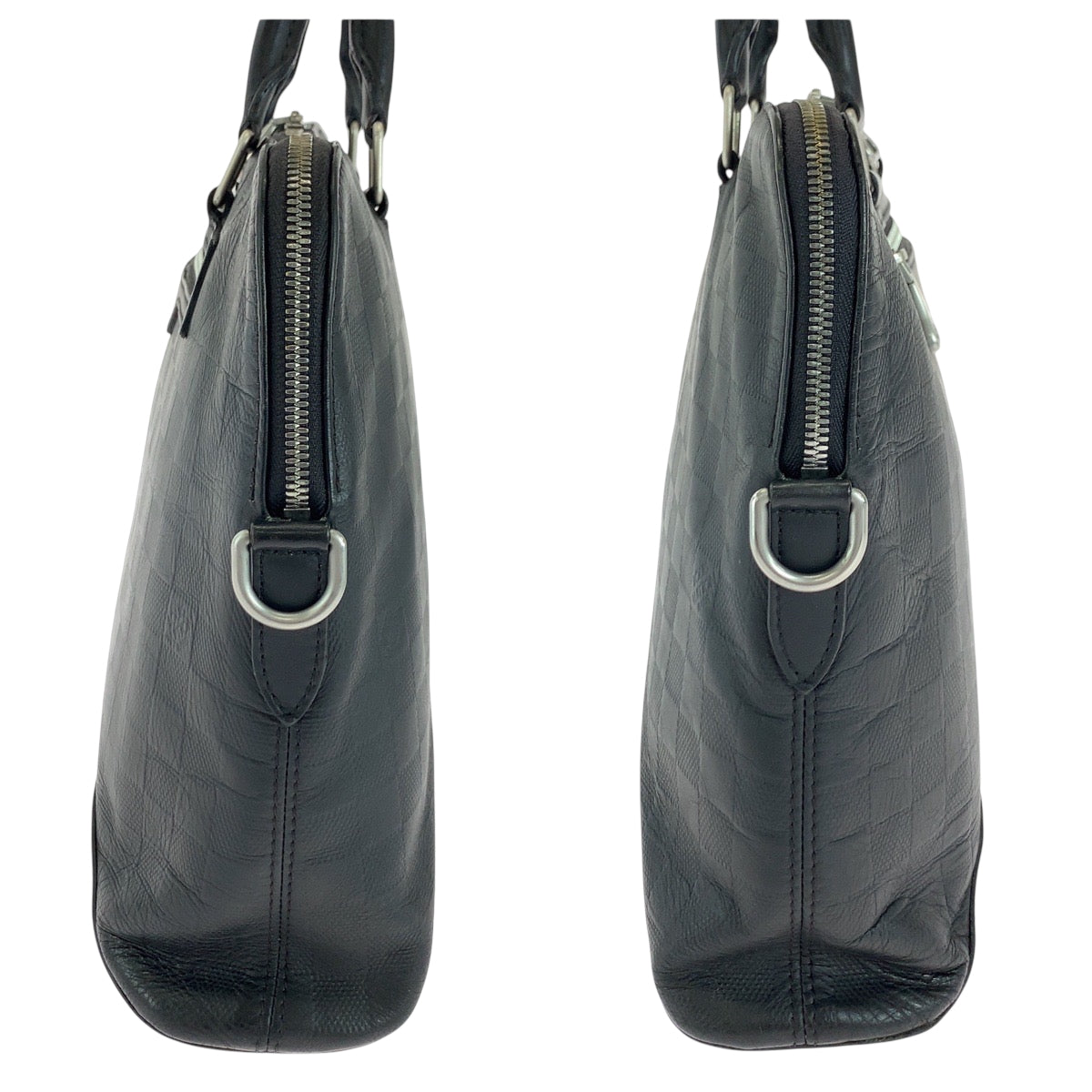 18341
LOUIS VUITTON ルイヴィトン ダミエ アンフィニ  アヴェニュー ブラック 黒 シルバー金具 レザー N41019 ビジネスバッグ ハンドバッグ  メンズ AB68