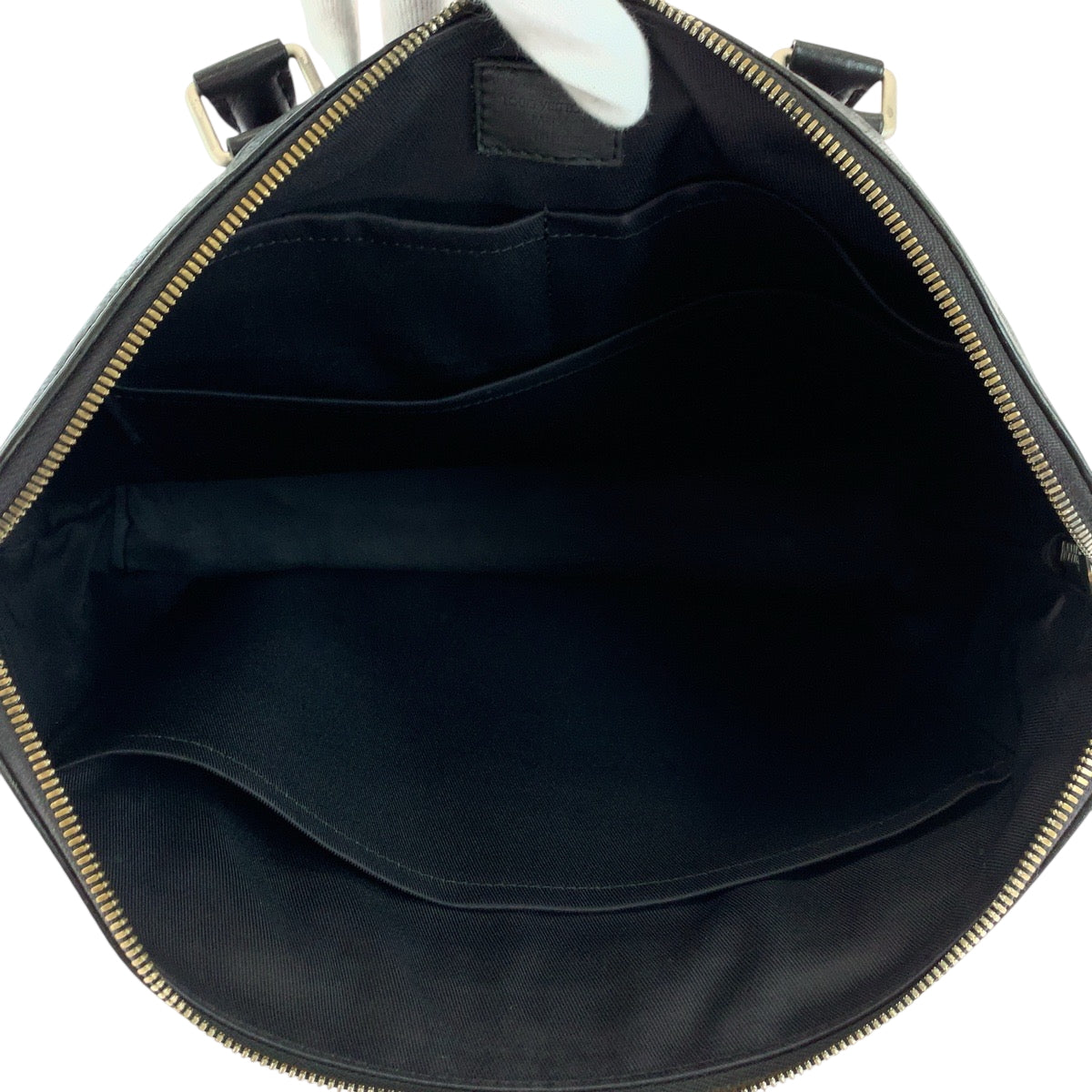 18341
LOUIS VUITTON ルイヴィトン ダミエ アンフィニ  アヴェニュー ブラック 黒 シルバー金具 レザー N41019 ビジネスバッグ ハンドバッグ  メンズ AB68