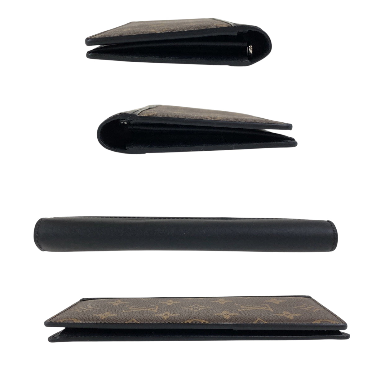 18343
LOUIS VUITTON ルイヴィトン モノグラム マカサー ポルトフォイユ ブラザ ブラウン ブラック シルバー金具 PVC M69410 長財布 ロングウォレット  メンズ A58