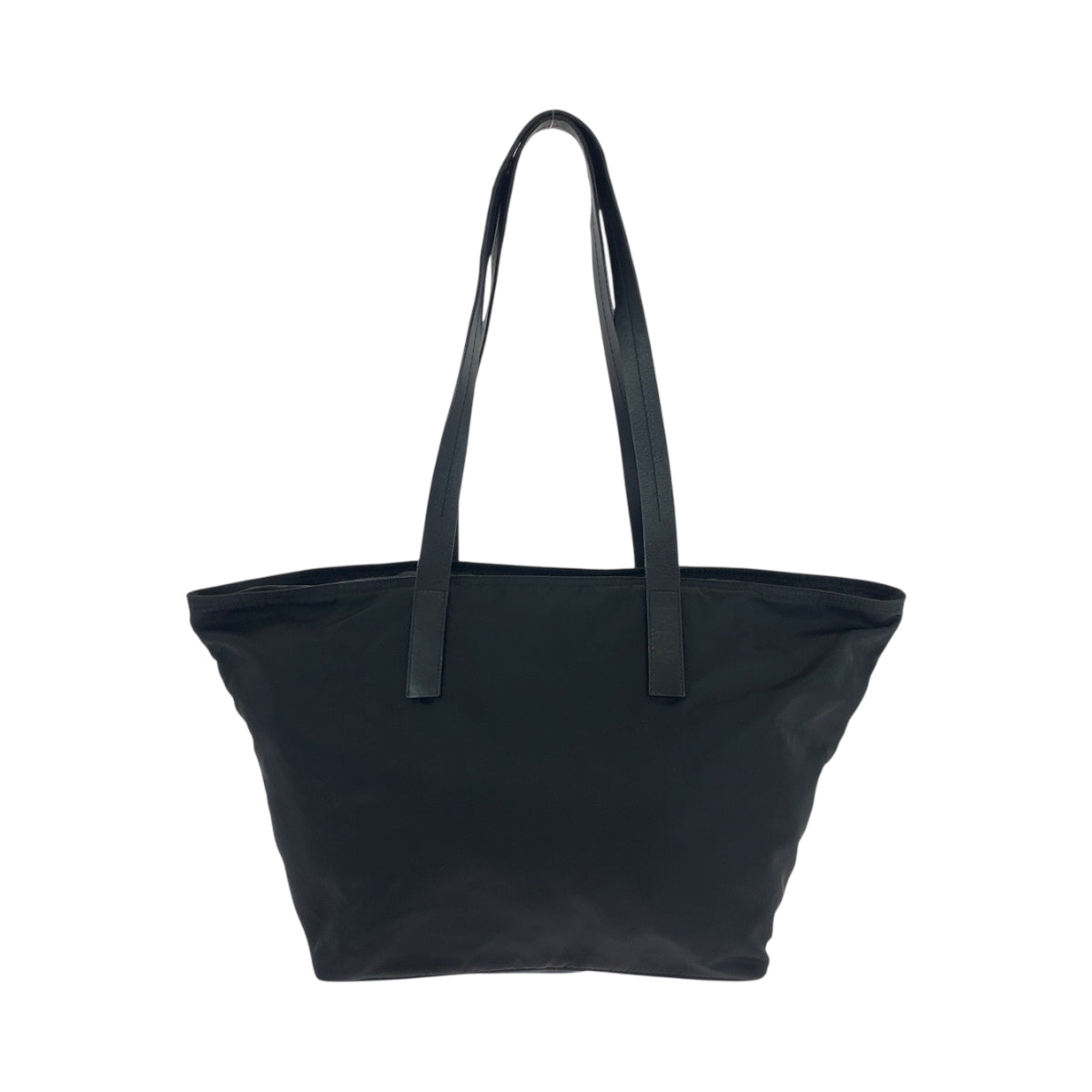 18344
PRADA プラダ テスート 三角ロゴプレート ブラック 黒 シルバー金具 ナイロン トートバッグ ショルダーバッグ  レディース AB30