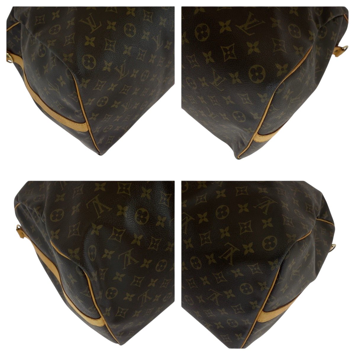 18345
LOUIS VUITTON ルイヴィトン モノグラム キーポル60 バンドリエール ブラウン ゴールド金具 PVC M41412 ショルダーバッグ ボストンバッグ 2way  レディース AB84