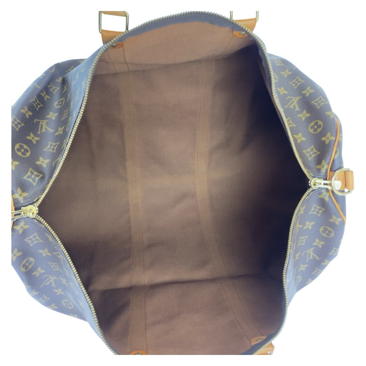 18346
LOUIS VUITTON ルイヴィトン モノグラム キーポル バンドリエール60 ブラウン ゴールド金具 PVC / レザー M41412 ボストンバッグ ショルダーバッグ 2way メンズ AB76