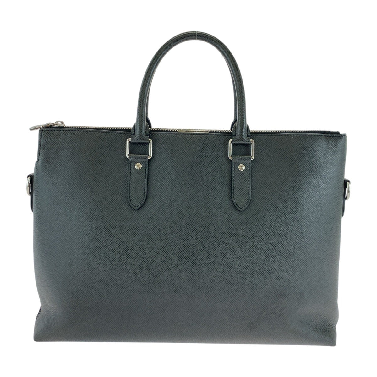 18347
LOUIS VUITTON ルイヴィトン タイガ アントン ブラック 黒 シルバー金具 レザー M33416 ビジネスバッグ ブリーフケース  メンズ ABP84