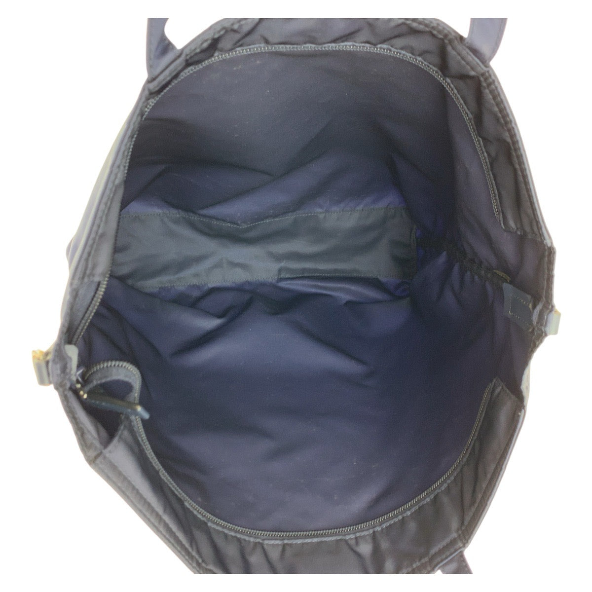 18348
PRADA プラダ テスート 三角ロゴプレート ネイビー シルバー金具 ナイロン トートバッグ ショルダーバッグ 2way レディース A54