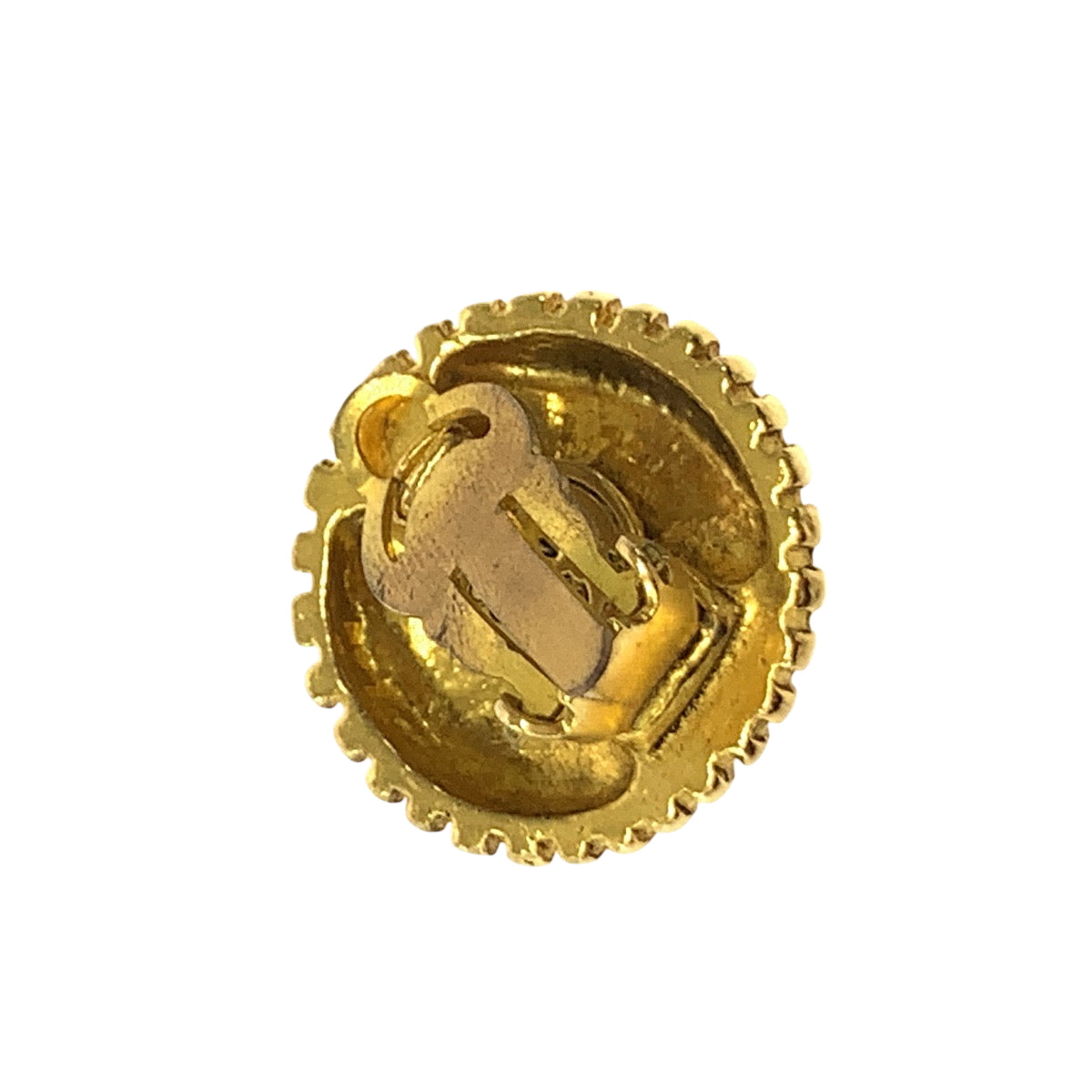 18351
CHANEL シャネル ヴィンテージ ココマーク ゴールド メッキ イヤリング レディース ABP40