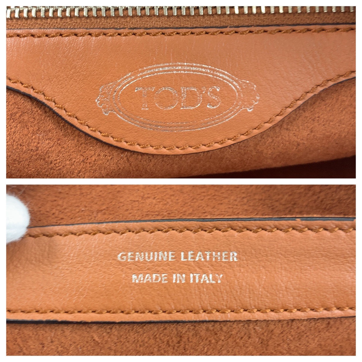 18356
TOD’S トッズ ゴンミーニ ブラウン ブラック シルバー金具 レザー ショルダーバッグ ハンドバッグ 2way  レディース A45