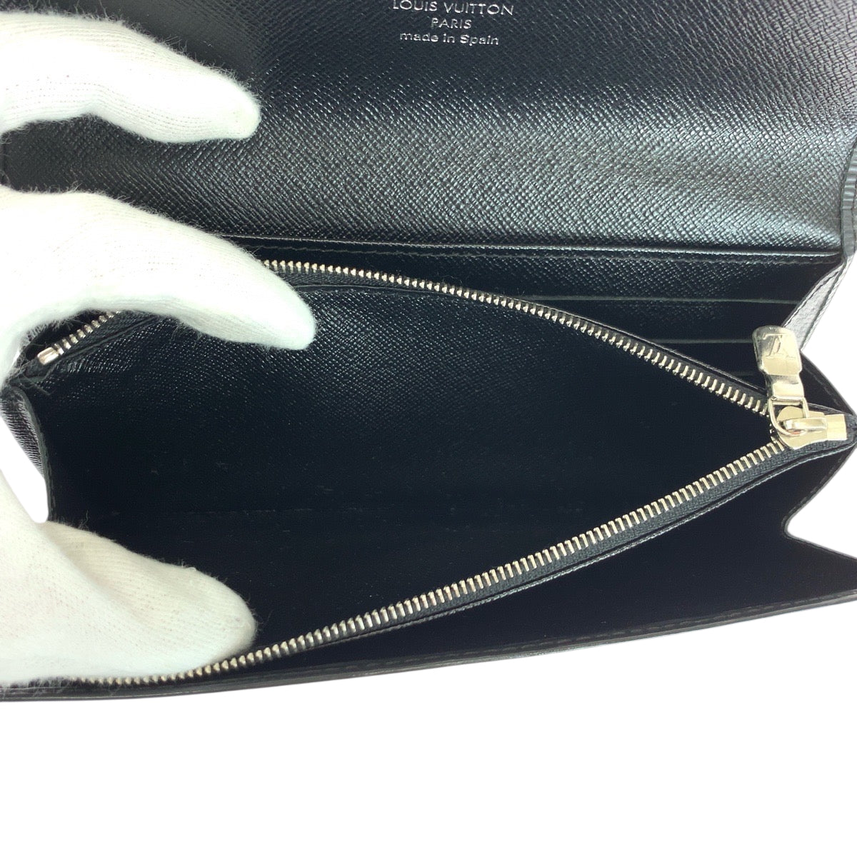 18361
LOUIS VUITTON ルイヴィトン エピ ポルトモネ クレディ ノワール ブラック 黒 シルバー金具 エピレザー M63572 長財布 ロングウォレット  メンズ