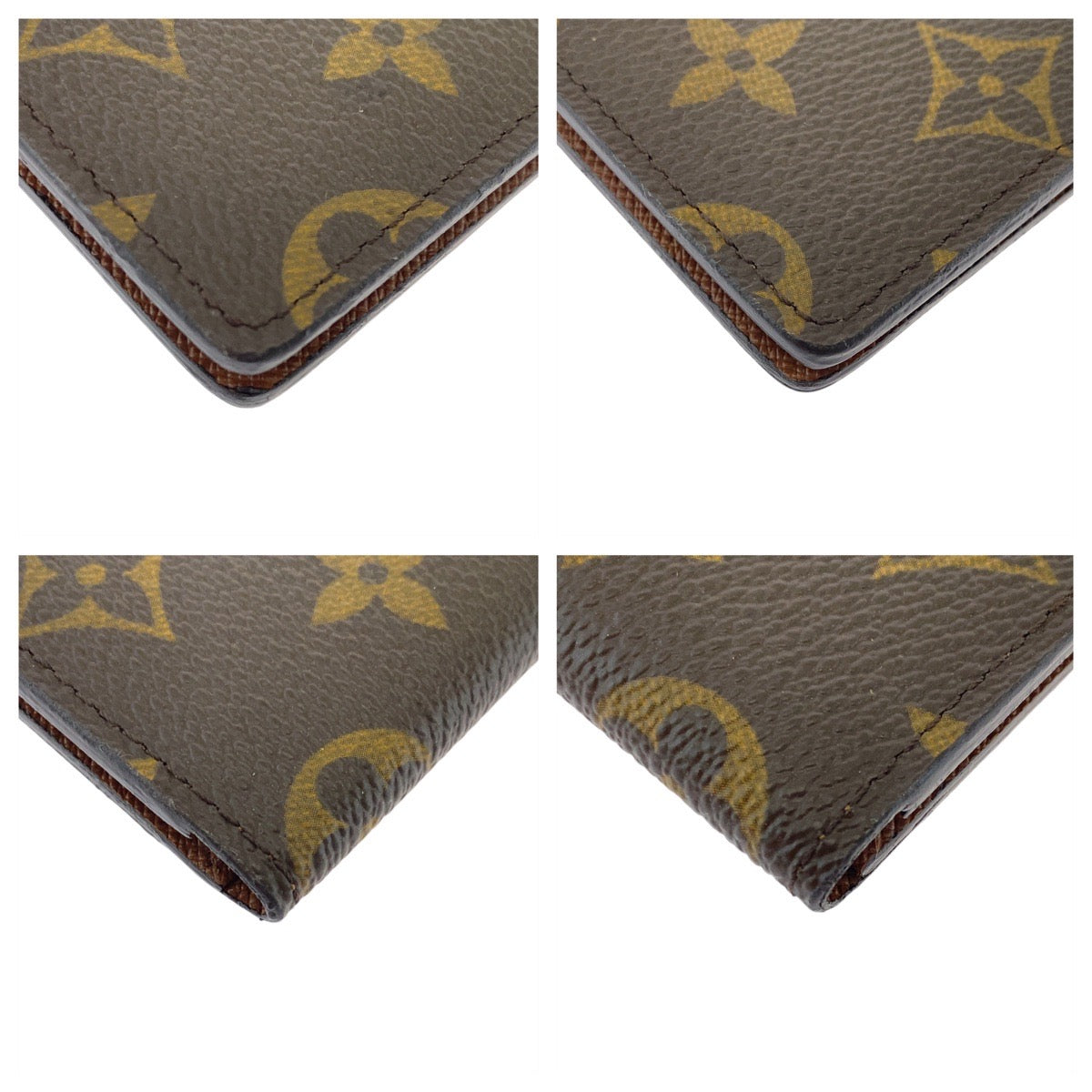 18364
LOUIS VUITTON ルイヴィトン モノグラム オーガナイザー ドゥ ポッシュ ブラウン PVC M61732 カードケース  メンズ
