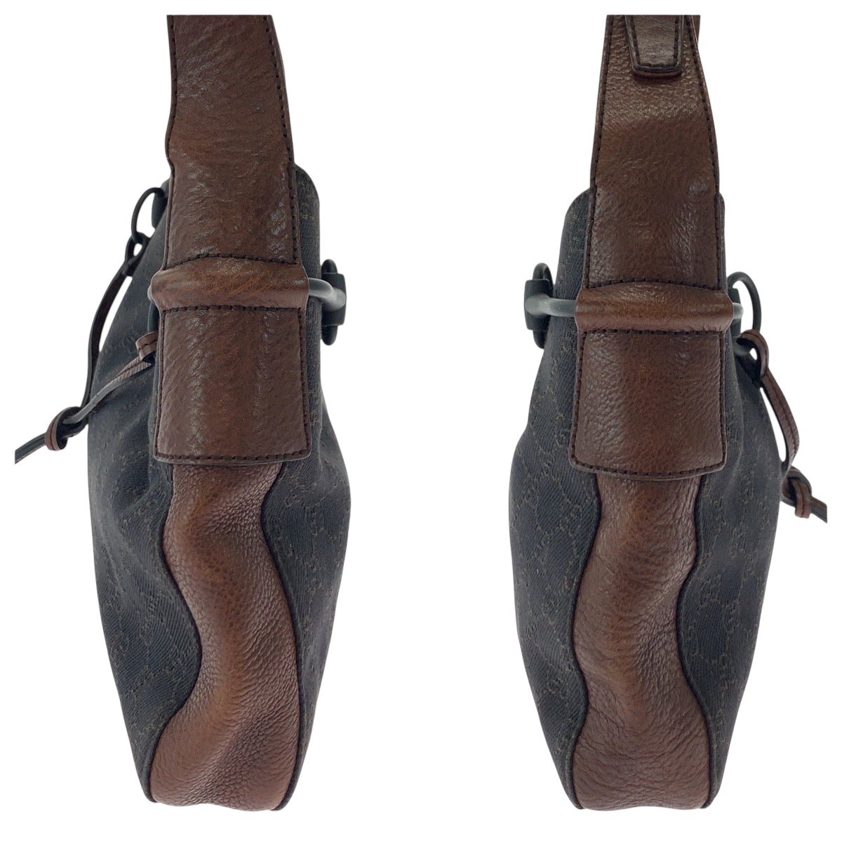 18374
GUCCI グッチ ホースビット ブラウン ブラック金具 GGキャンバス 101975 ショルダーバッグ 肩掛け  レディース ABP40