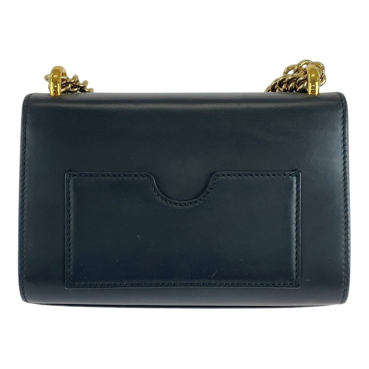 18377
GUCCI グッチ パドロック ブラック 黒 ゴールド金具 レザー 409487 チェーンショルダーバッグ  レディース ABP75