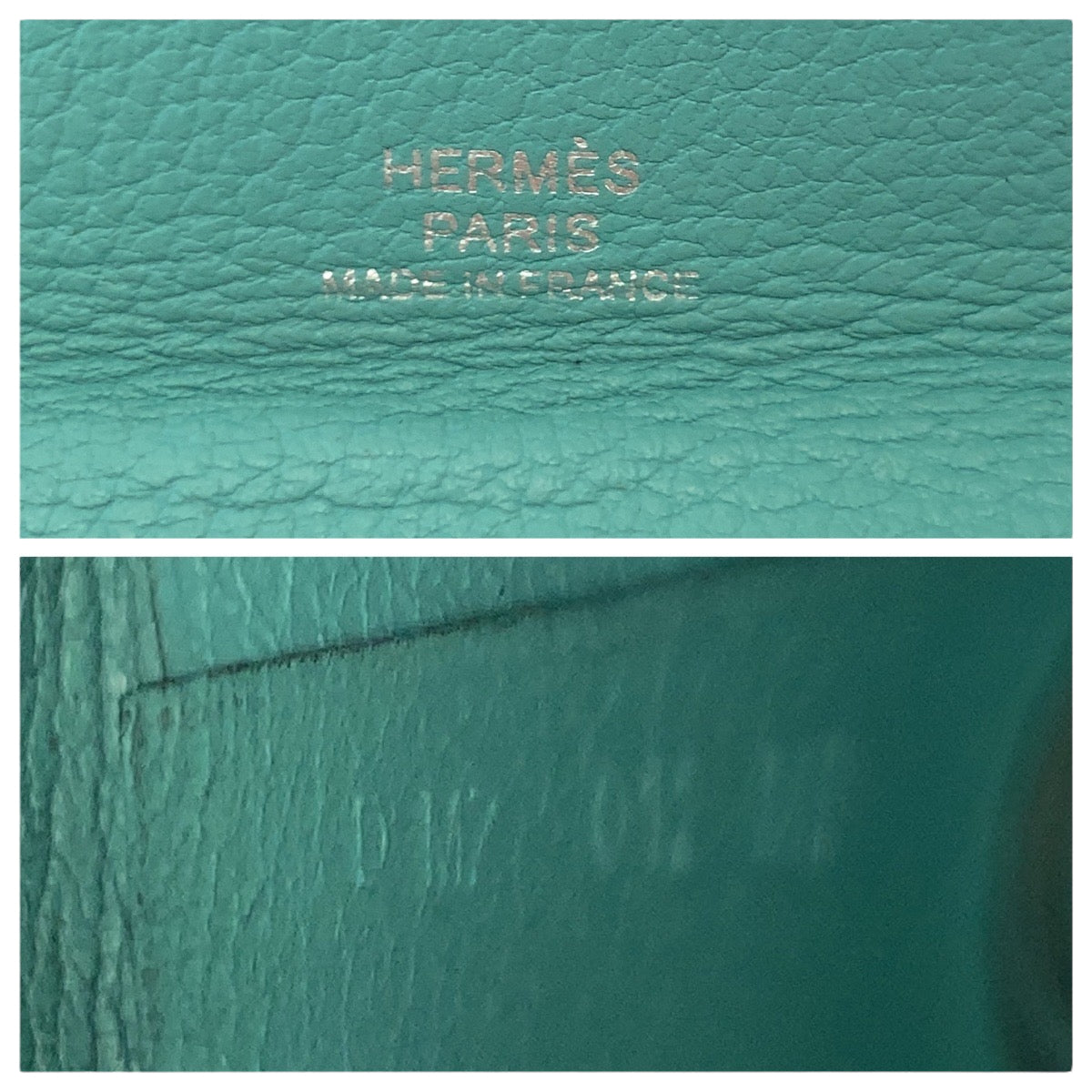 18378
HERMES エルメス バスティア ヴェルソ グリーン シェーブル コインケース 小銭入れ D刻印  レディース ABP22