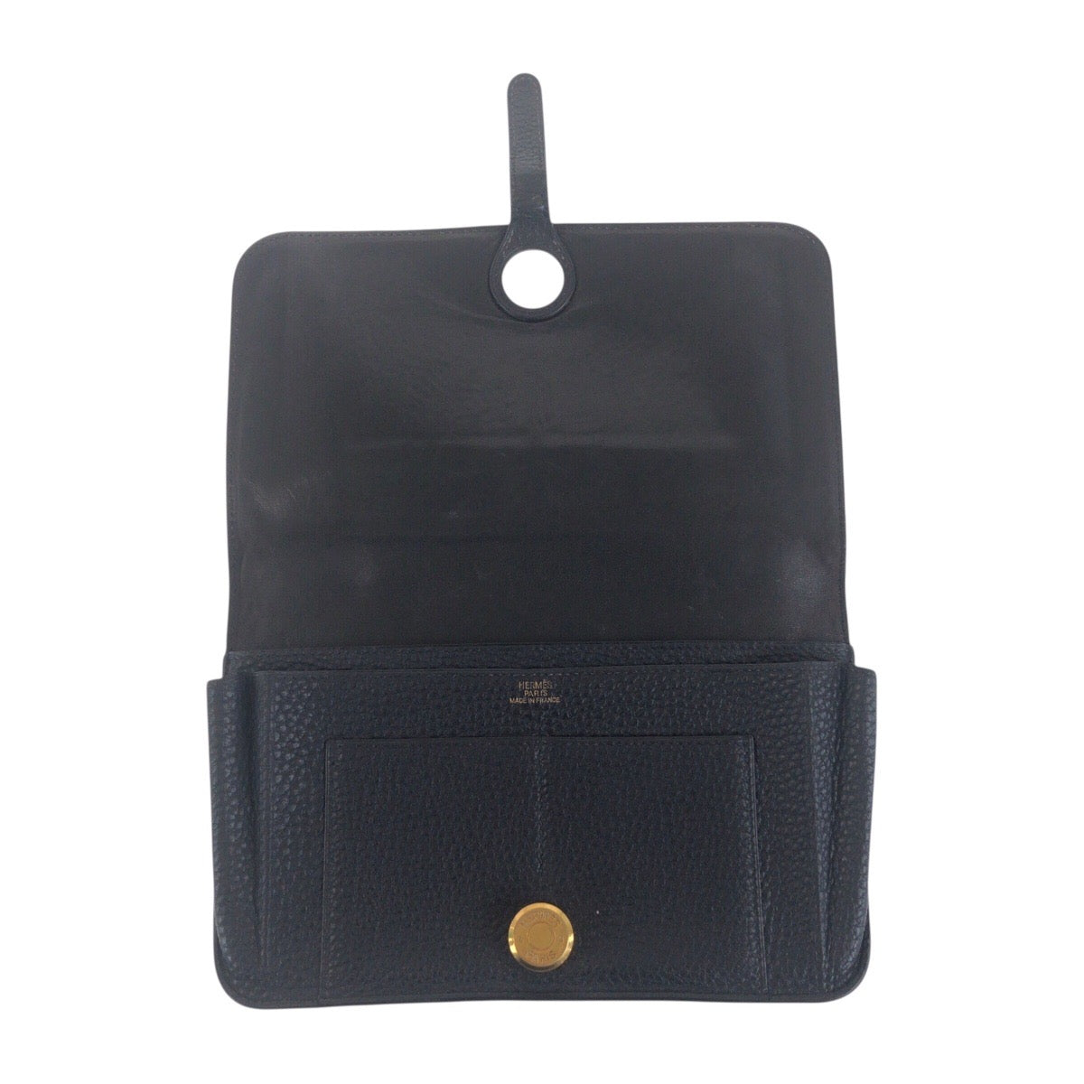 18379
HERMES エルメス ドゴンGM ブラック 黒 ゴールド金具 トリヨンクレマンス 長財布 ロングウォレット 男女兼用 ▫︎D刻印  メンズ AB40