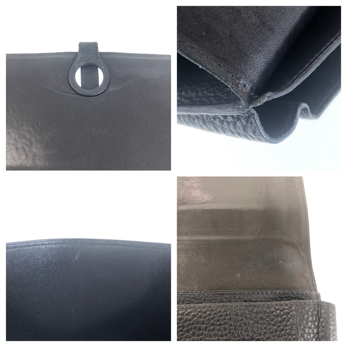 18379
HERMES エルメス ドゴンGM ブラック 黒 ゴールド金具 トリヨンクレマンス 長財布 ロングウォレット 男女兼用 ▫︎D刻印  メンズ AB40