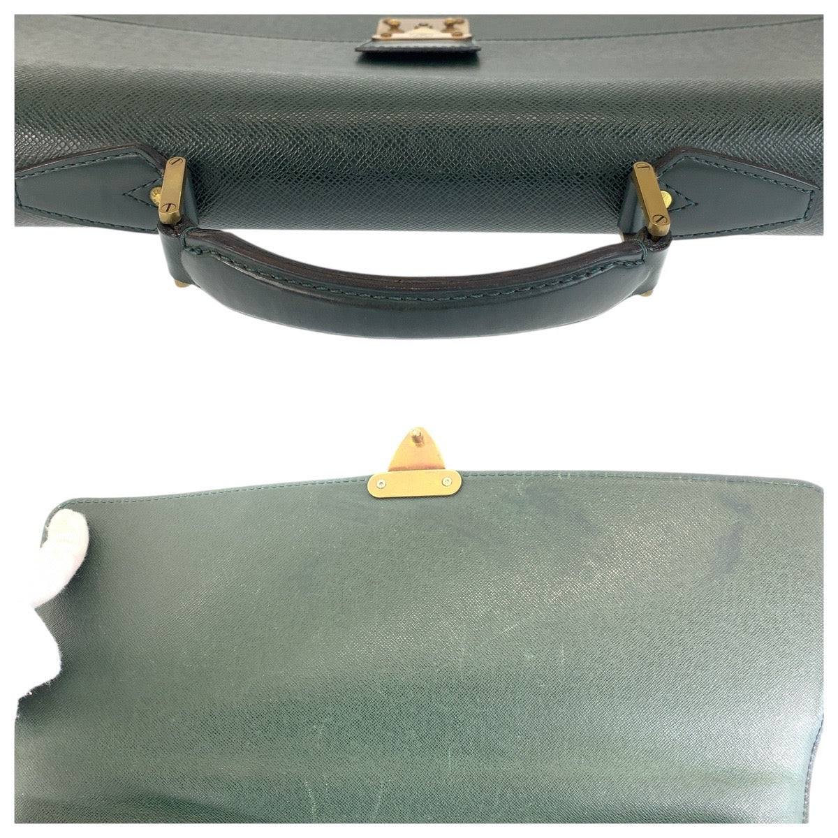 18386
LOUIS VUITTON ルイヴィトン タイガ モスコバ エピセア ダークグリーン ゴールド金具 レザー M30034 ビジネスバッグ ブリーフケース  メンズ