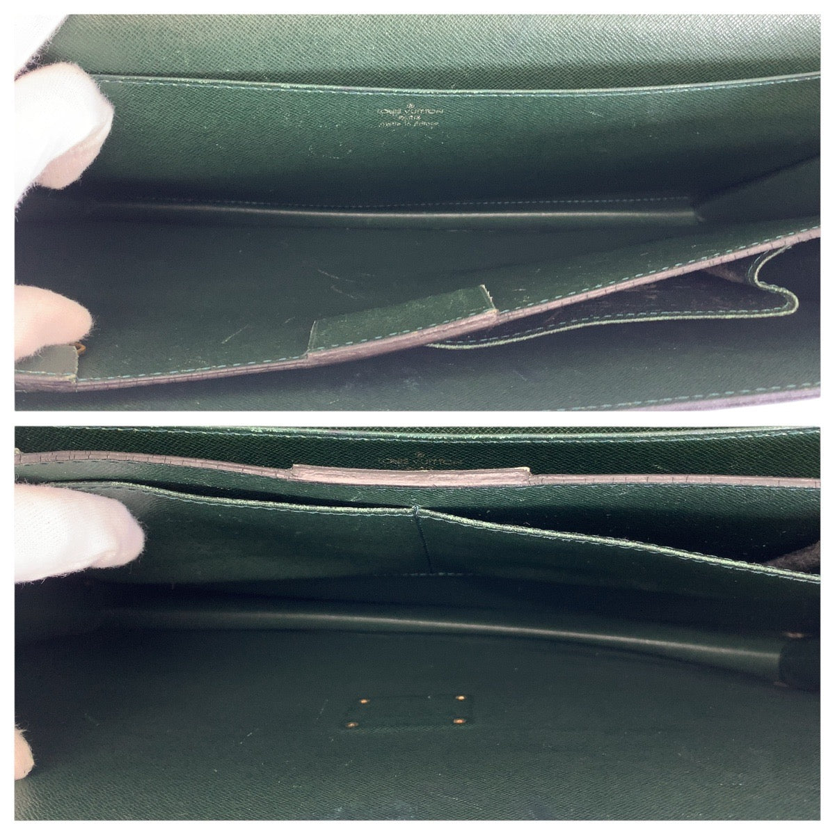 18386
LOUIS VUITTON ルイヴィトン タイガ モスコバ エピセア ダークグリーン ゴールド金具 レザー M30034 ビジネスバッグ ブリーフケース  メンズ