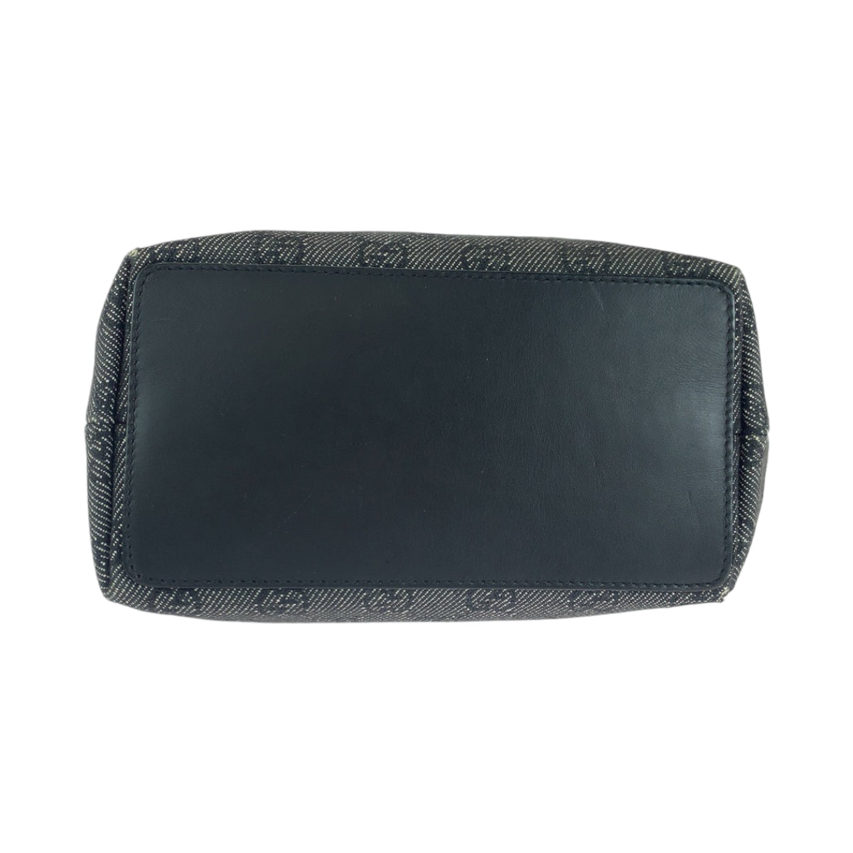 18391
GUCCI グッチ ブラック 黒 シルバー金具 GGキャンバス 31244 トートバッグ ハンドバッグ  レディース AB34