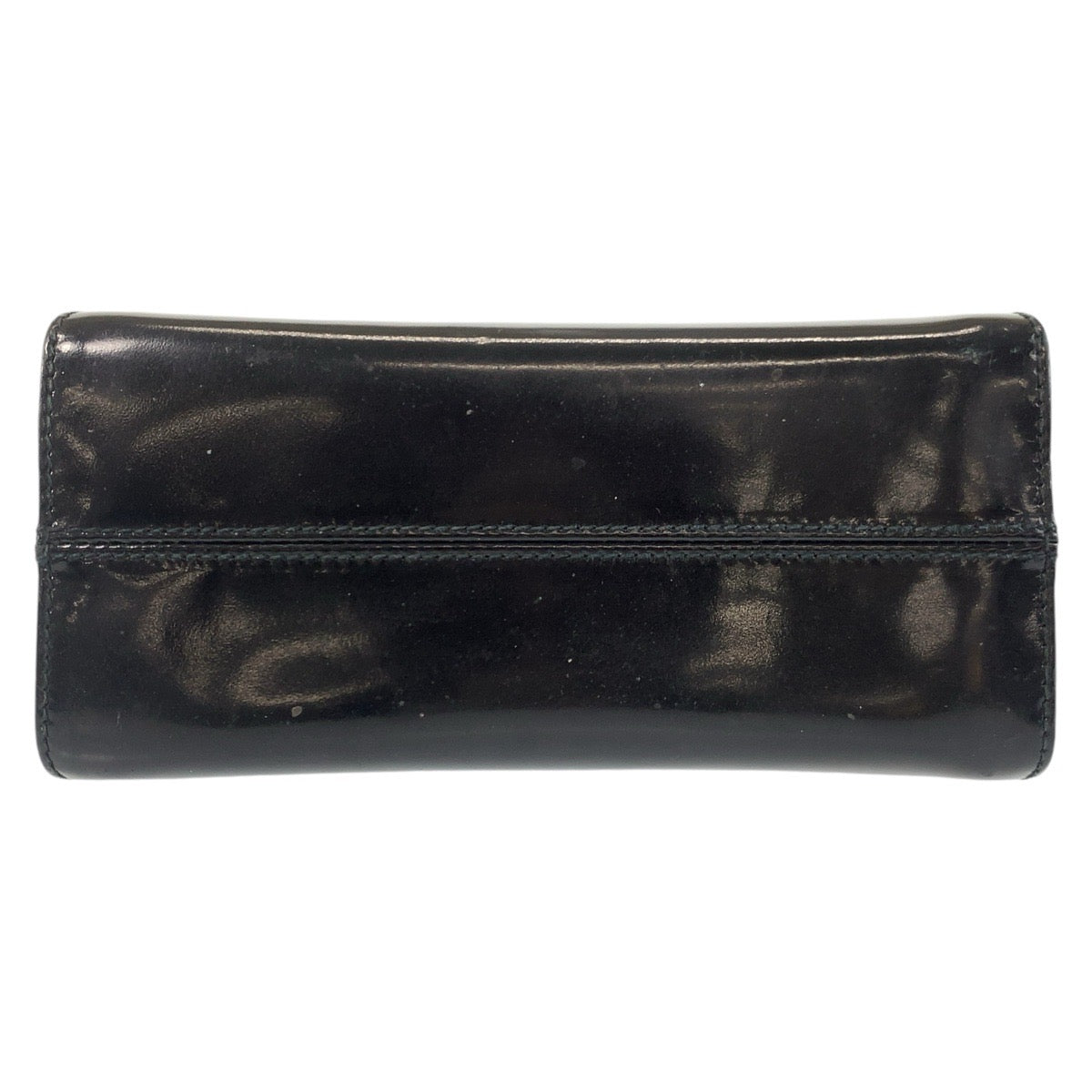 18395
Salvatore Ferragamo サルヴァトーレフェラガモ ヴィンテージ ヴァラリボン ブラック 黒 ゴールド金具 パテントレザー ハンドバッグ レディース ABP39