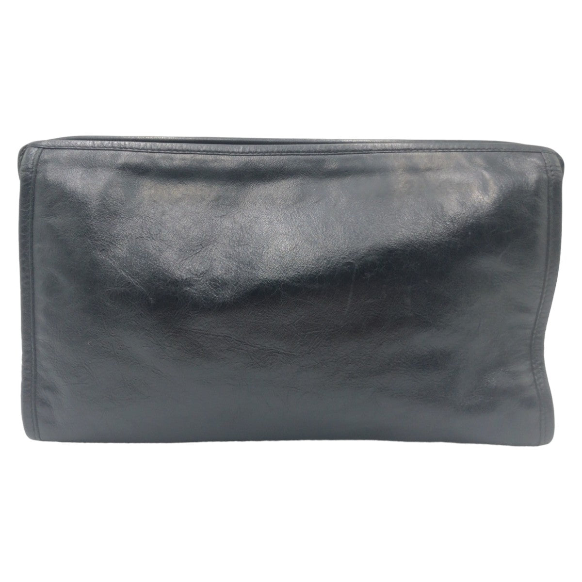 18396
GUCCI グッチ インターロッキング ブラック レザー クラッチバッグ セカンドバッグ  メンズ ABP30