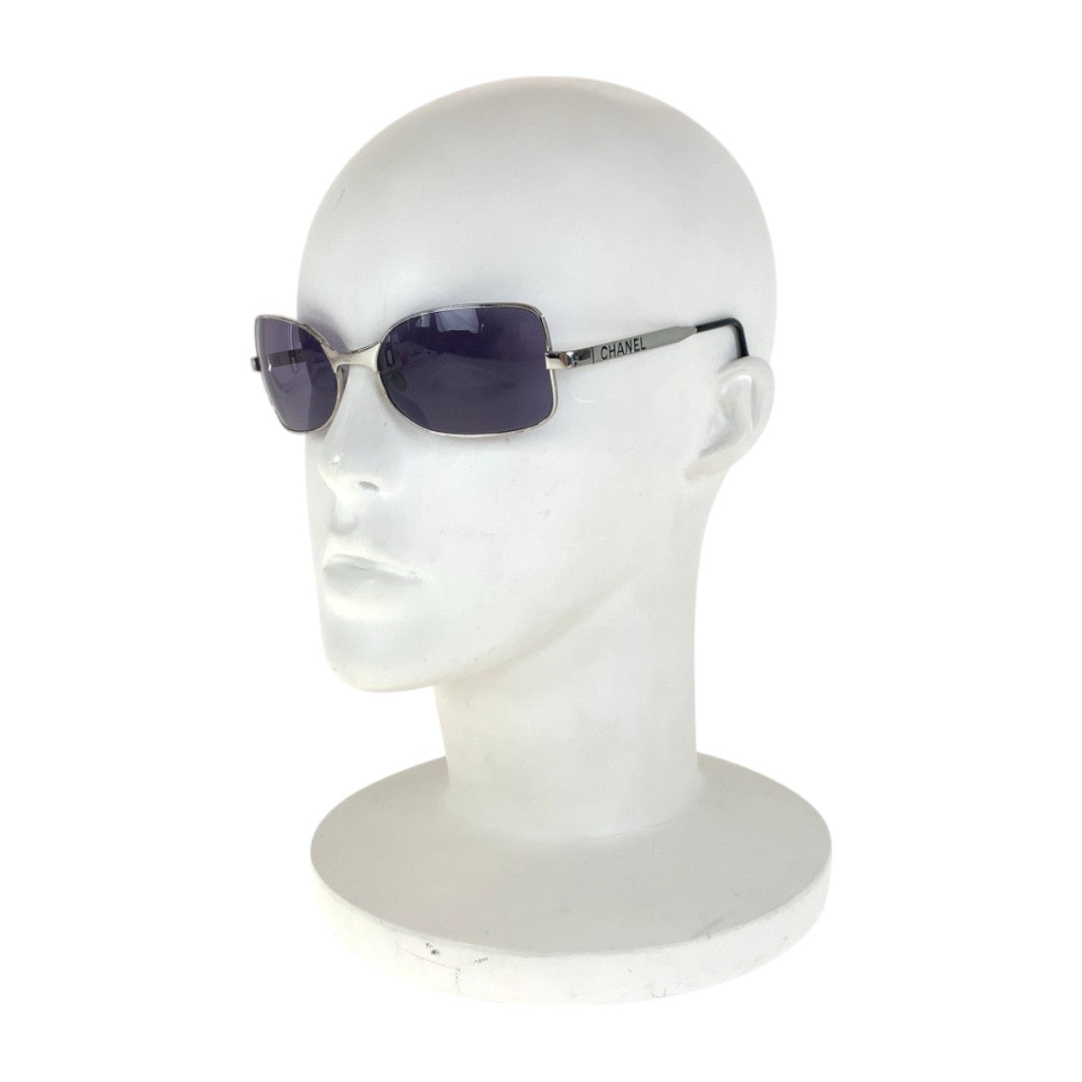 18404
CHANEL シャネル ヴィンテージ シルバー パープル メタル 07800 45002 サングラス スクエア  メンズ AB25