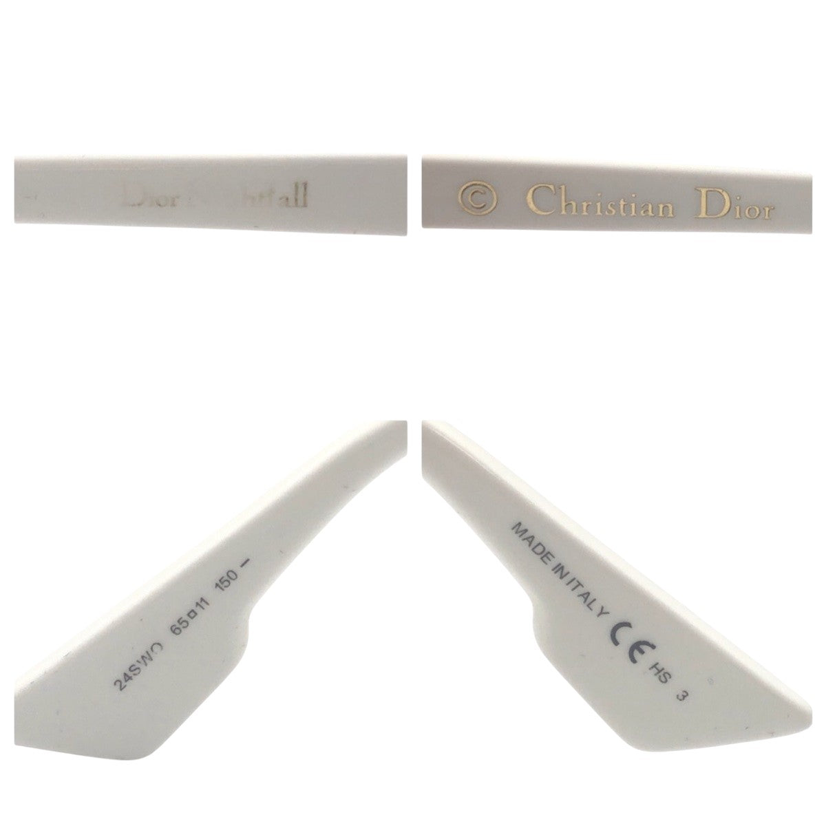 18410
Dior ディオール ミラー ブラウン ホワイト メタル HS3 24SWO 6511 150 サングラス 男女兼用 ウェリントン  レディース ABP18