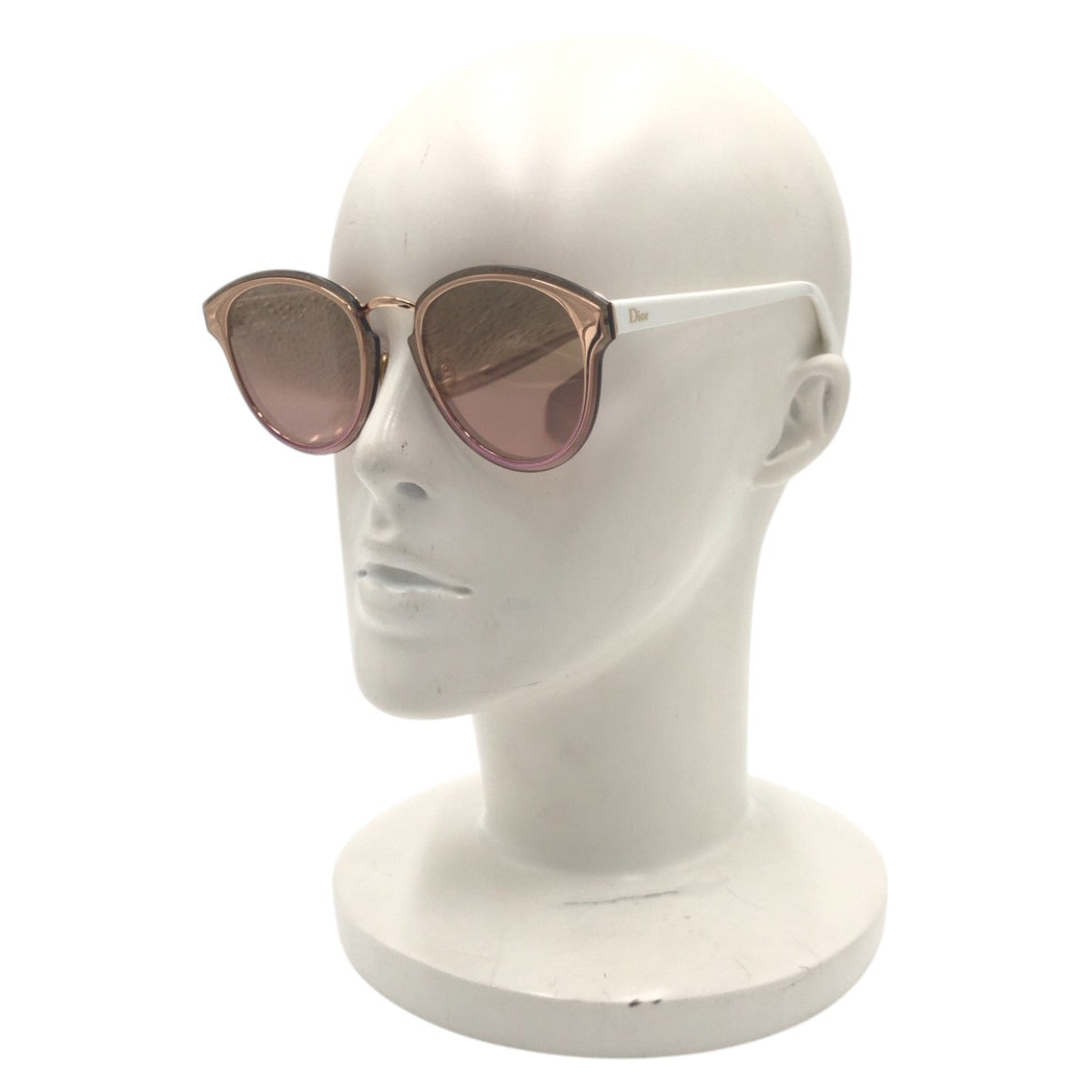 18410
Dior ディオール ミラー ブラウン ホワイト メタル HS3 24SWO 6511 150 サングラス 男女兼用 ウェリントン  レディース ABP18