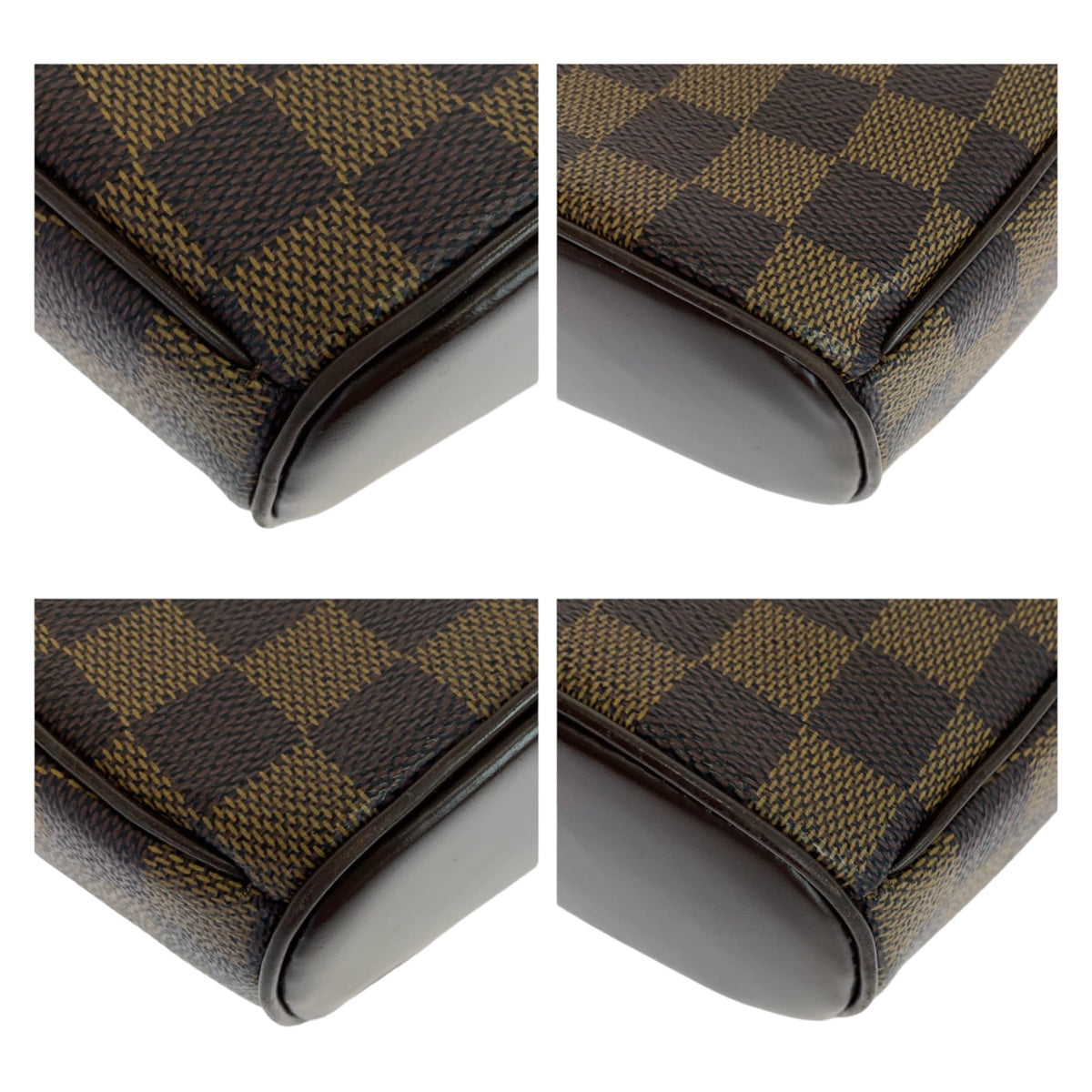 18421
LOUIS VUITTON ルイヴィトン ダミエ イパネマPM 男女兼用 ブラウン ゴールド金具 PVC N51294 斜め掛け ショルダーバッグ ポシェット  レディース A75