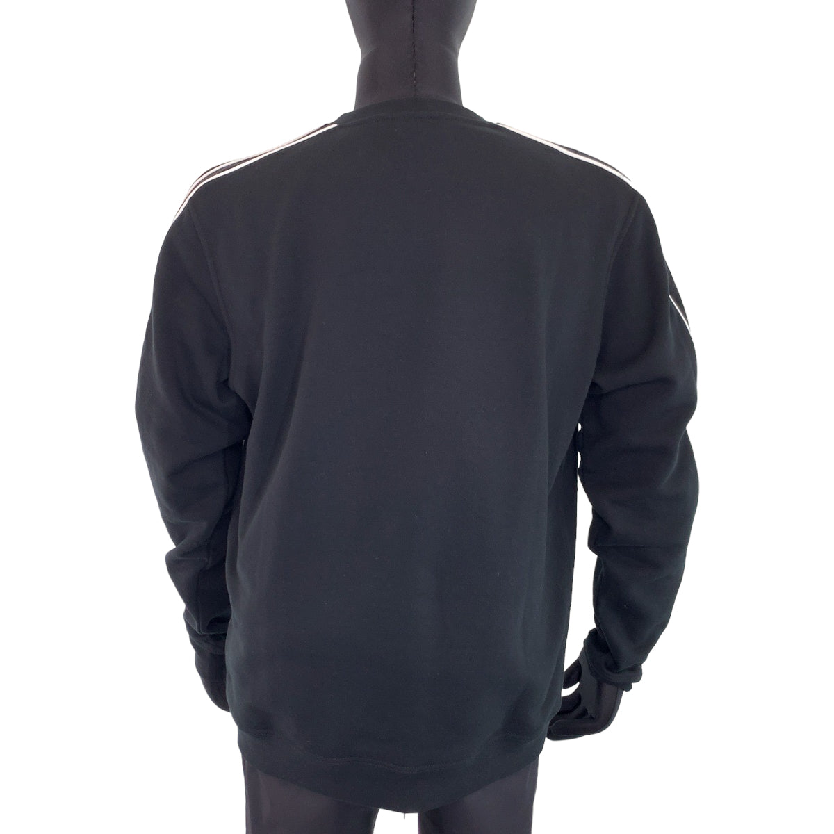 18423
HERMES エルメス 22AW RunH サイズL ブラック 黒 ホワイト 白 コットン H167515HA013XL トレーナー スウェット 裏起毛 メンズ SA85