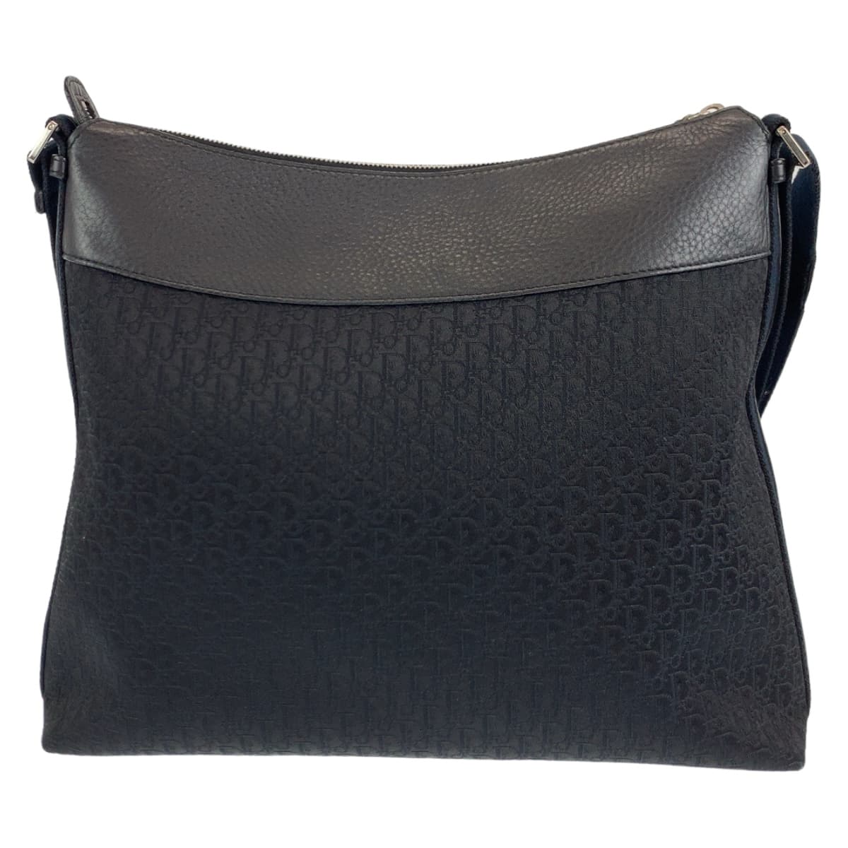 18427
Dior ディオール トロッター オブリーク ブラック 黒 シルバー金具 キャンバス / レザー ショルダーバック メッセンジャーバッグ レディース AB75