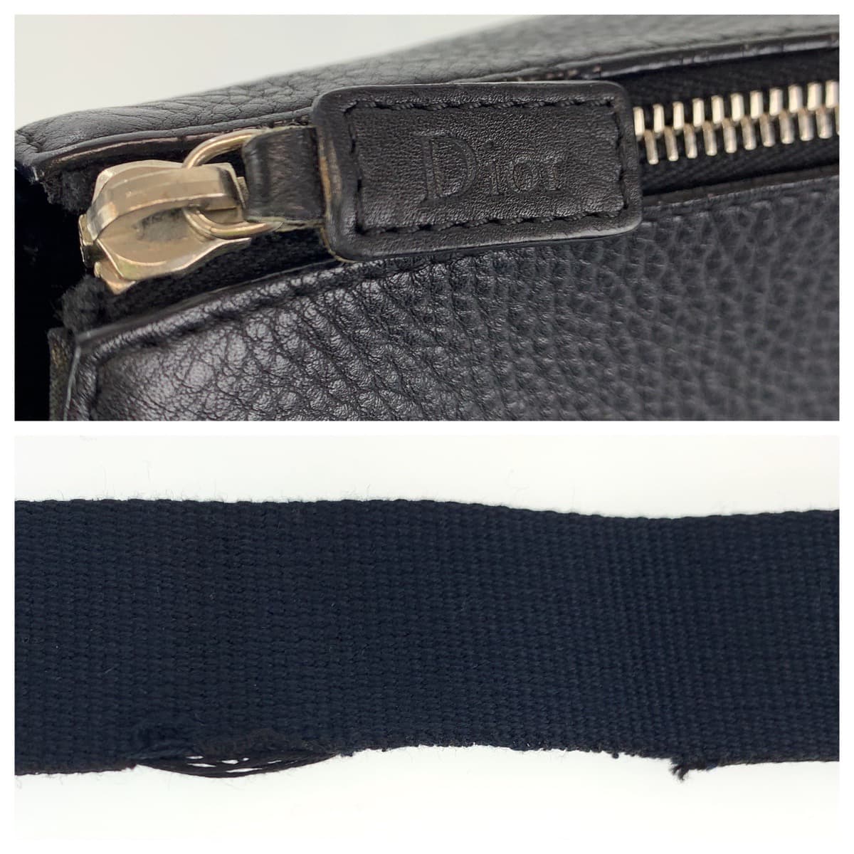 18427
Dior ディオール トロッター オブリーク ブラック 黒 シルバー金具 キャンバス / レザー ショルダーバック メッセンジャーバッグ レディース AB75