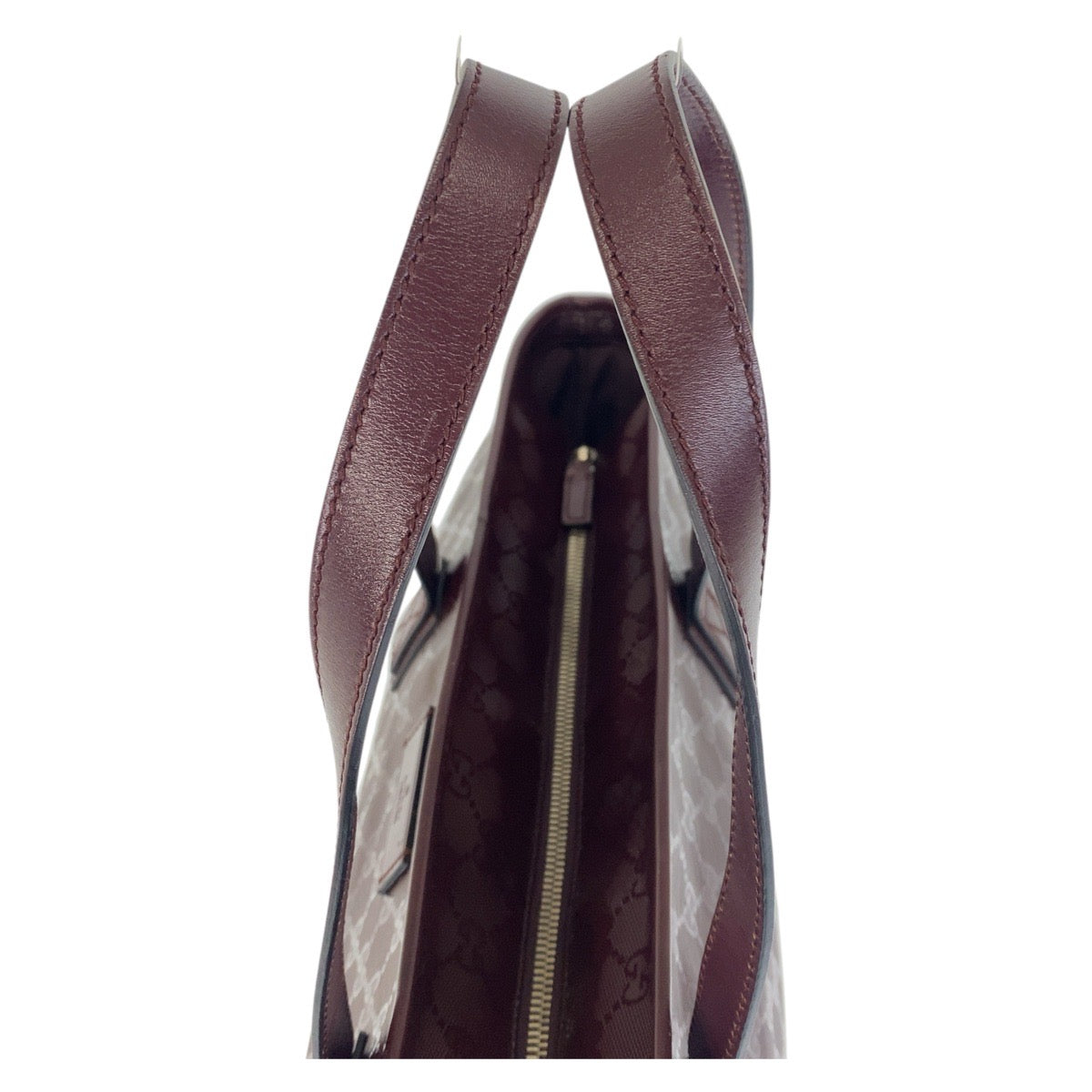 18440
GUCCI グッチ GGインプリメ パープル ワインレッド PVC 211137 トートバッグ ショルダーバッグ  レディース AB42