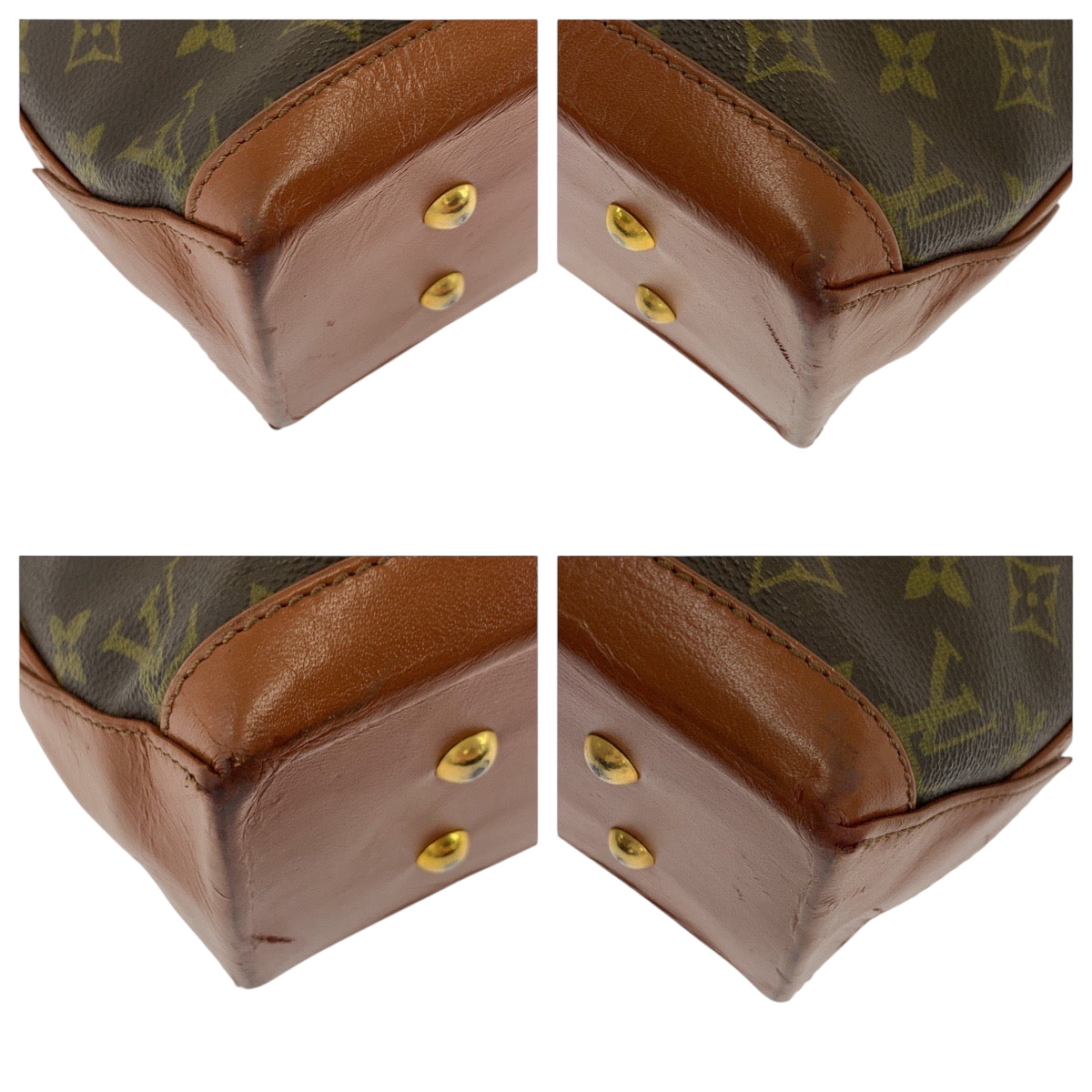 18446
LOUIS VUITTON ルイヴィトン モノグラム サックウィークエンドPM ブラウン ゴールド金具 PVC M42425 トートバッグ ショルダーバッグ  メンズ AB50