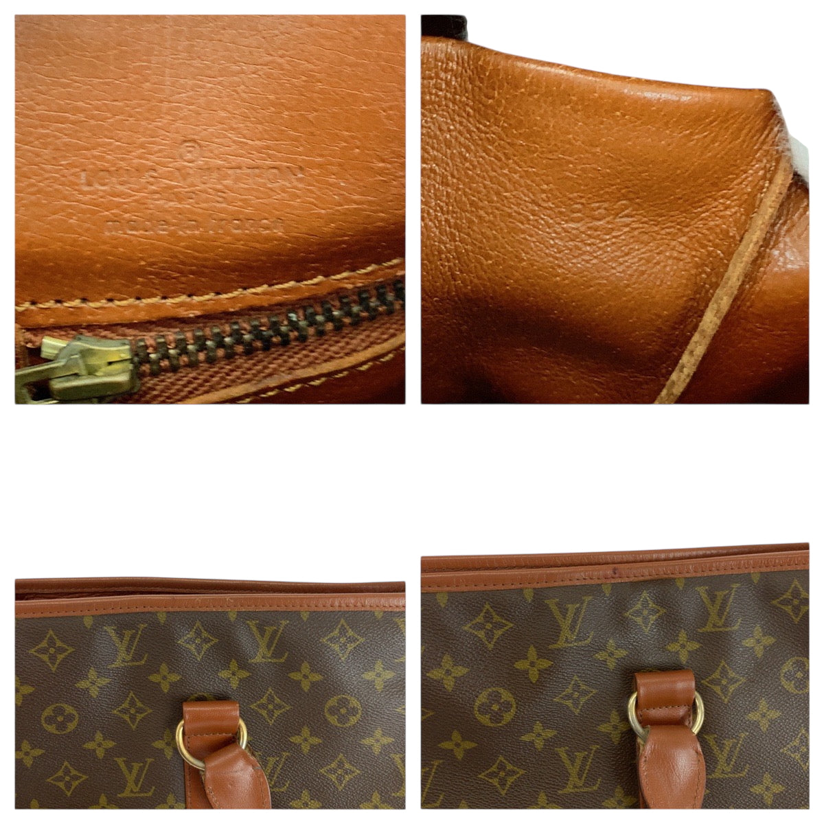 18446
LOUIS VUITTON ルイヴィトン モノグラム サックウィークエンドPM ブラウン ゴールド金具 PVC M42425 トートバッグ ショルダーバッグ  メンズ AB50