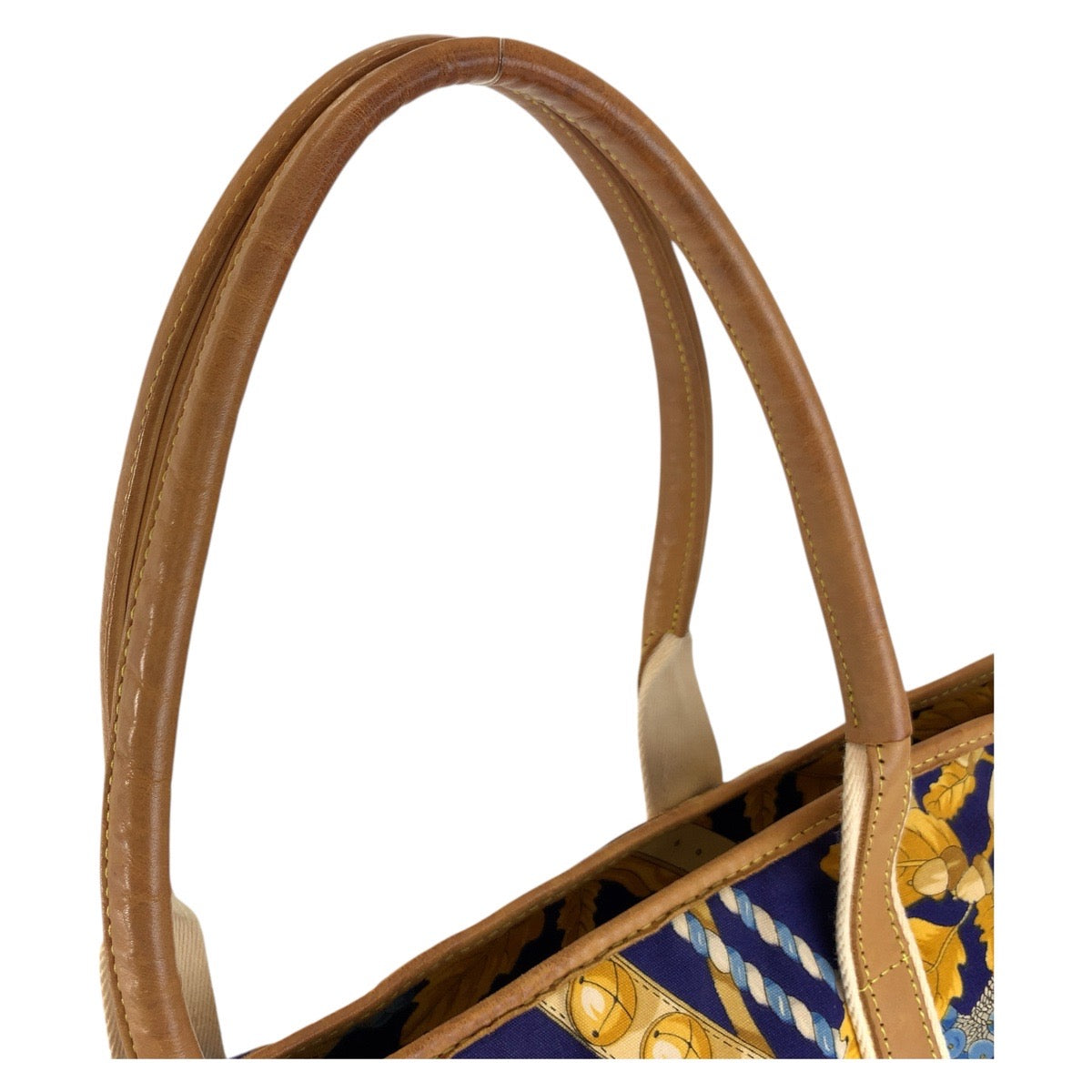 18450
LOEWE ロエベ ヴィンテージ ブルー マルチカラー キャンバス / レザー トートバッグ ショルダーバッグ レディース ABP50