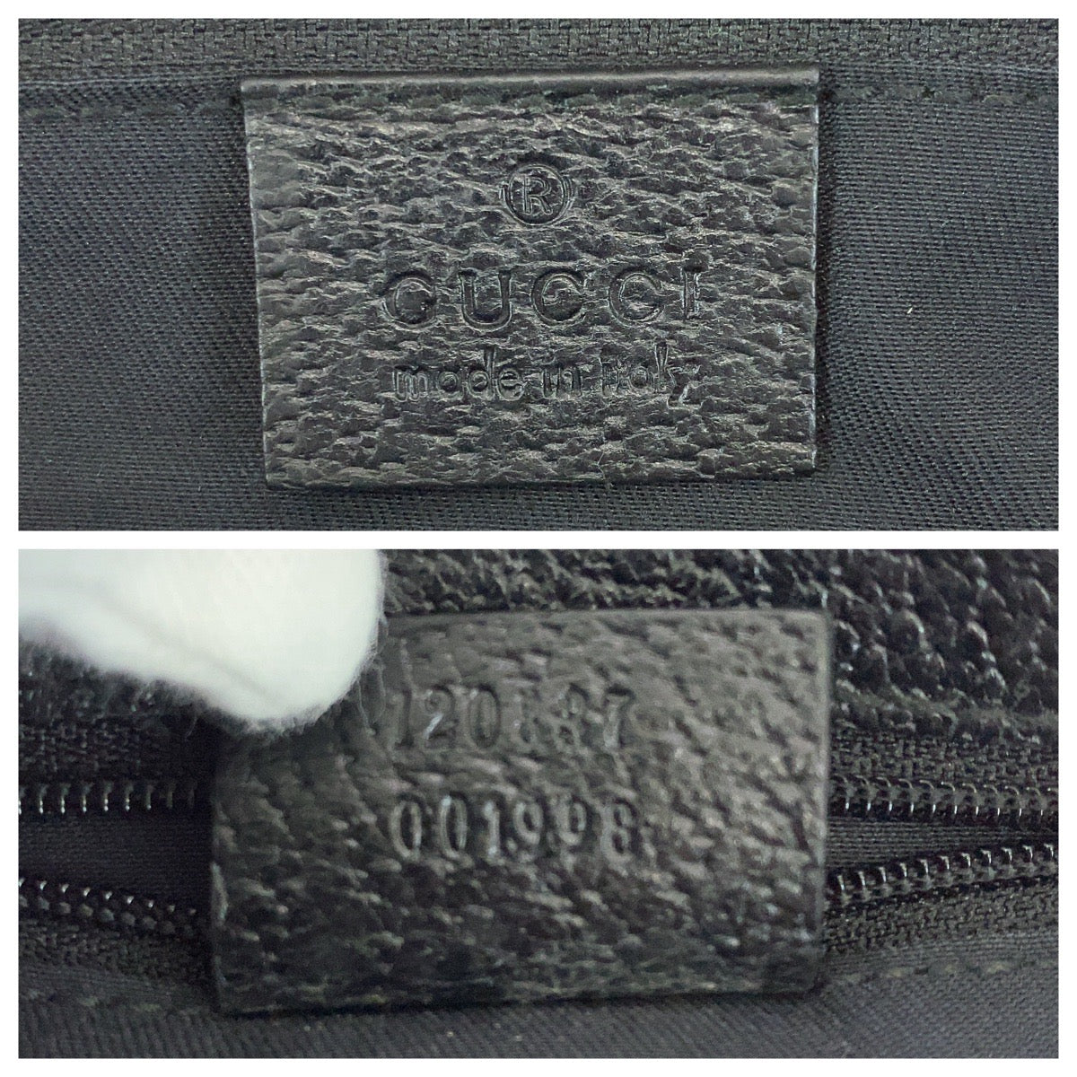 18467
GUCCI グッチ ブラック 黒 シルバー金具 GGキャンバス / レザー 120837 トートバッグ ショルダーバッグ  レディース ABP39