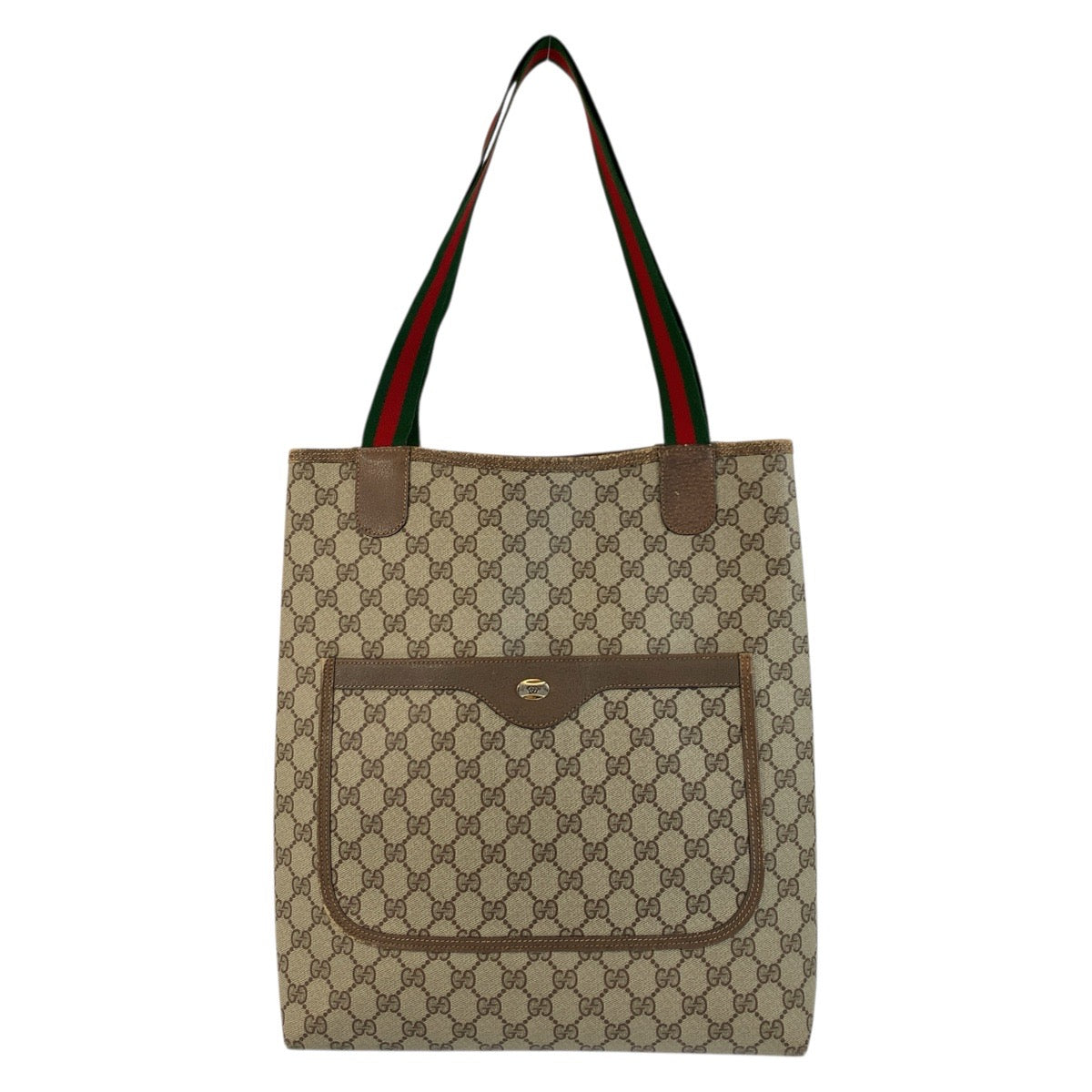 18468
GUCCI グッチ ヴィンテージ シェリーライン オールドグッチ ベージュ ブラウン GGスプリームキャンバス 39 02 003 トートバッグ ショルダーバッグ  レディース AB33