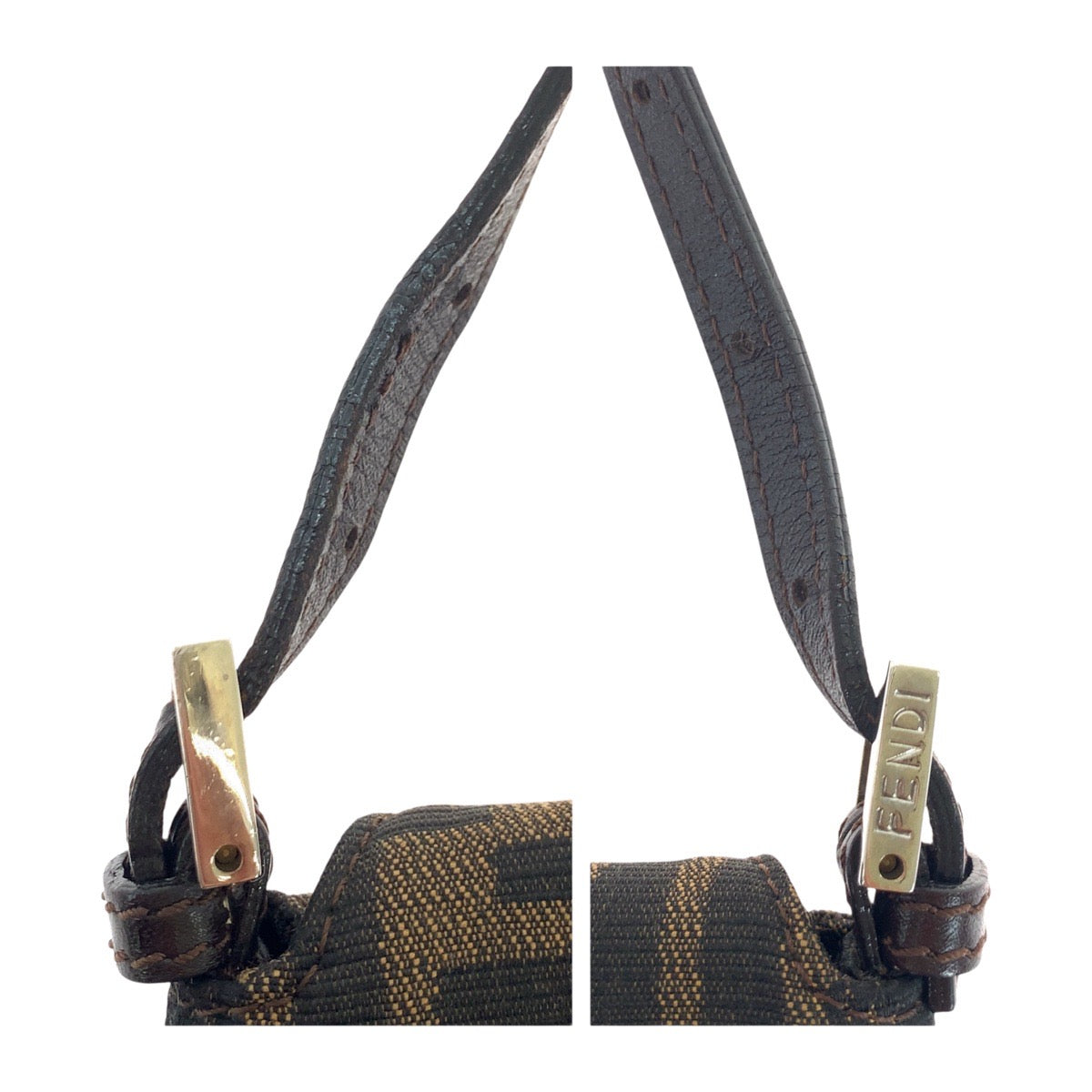 18471
FENDI フェンディ ヴィンテージ ズッカ柄 ブラウン シルバー金具 キャンバス 2384 26796 018 ショルダーバッグ ハンドバッグ  レディース AB48