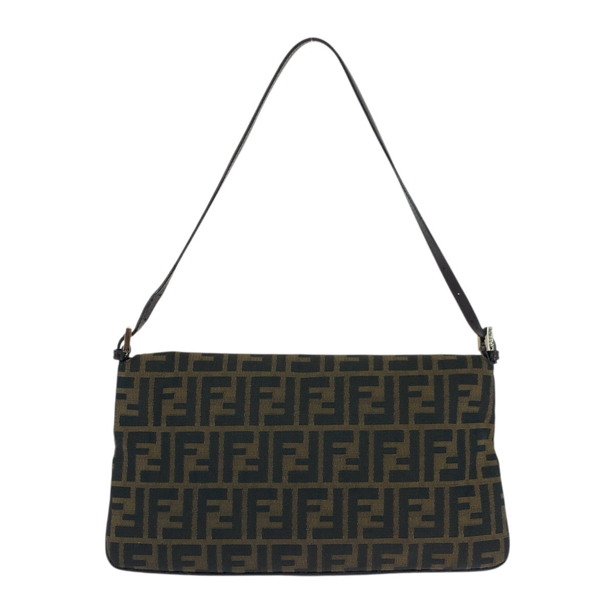 18471
FENDI フェンディ ヴィンテージ ズッカ柄 ブラウン シルバー金具 キャンバス 2384 26796 018 ショルダーバッグ ハンドバッグ  レディース AB48