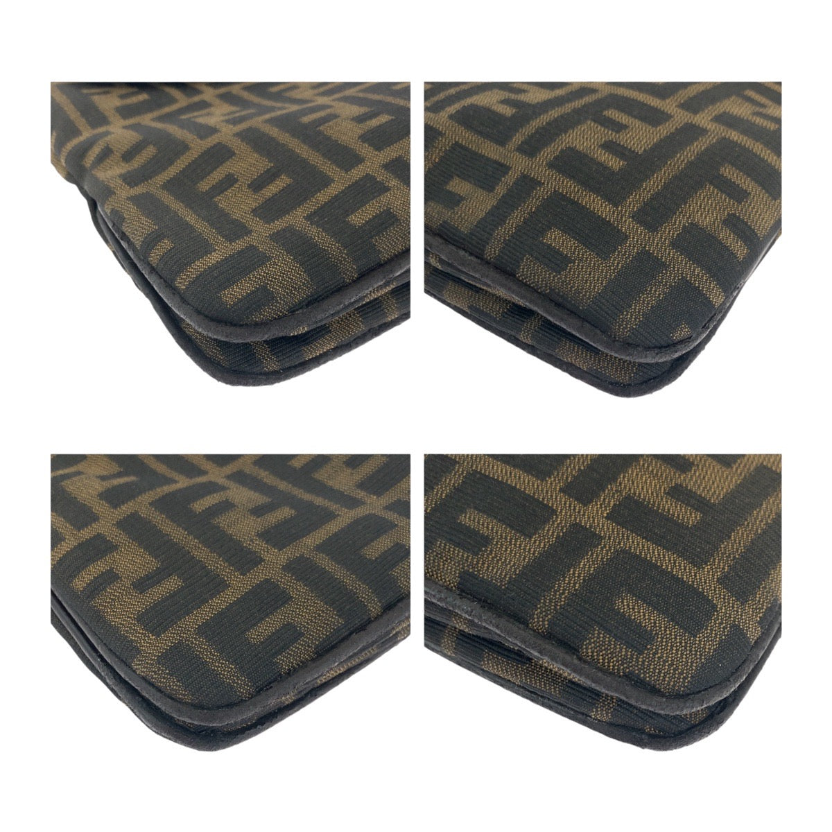 18471
FENDI フェンディ ヴィンテージ ズッカ柄 ブラウン シルバー金具 キャンバス 2384 26796 018 ショルダーバッグ ハンドバッグ  レディース AB48