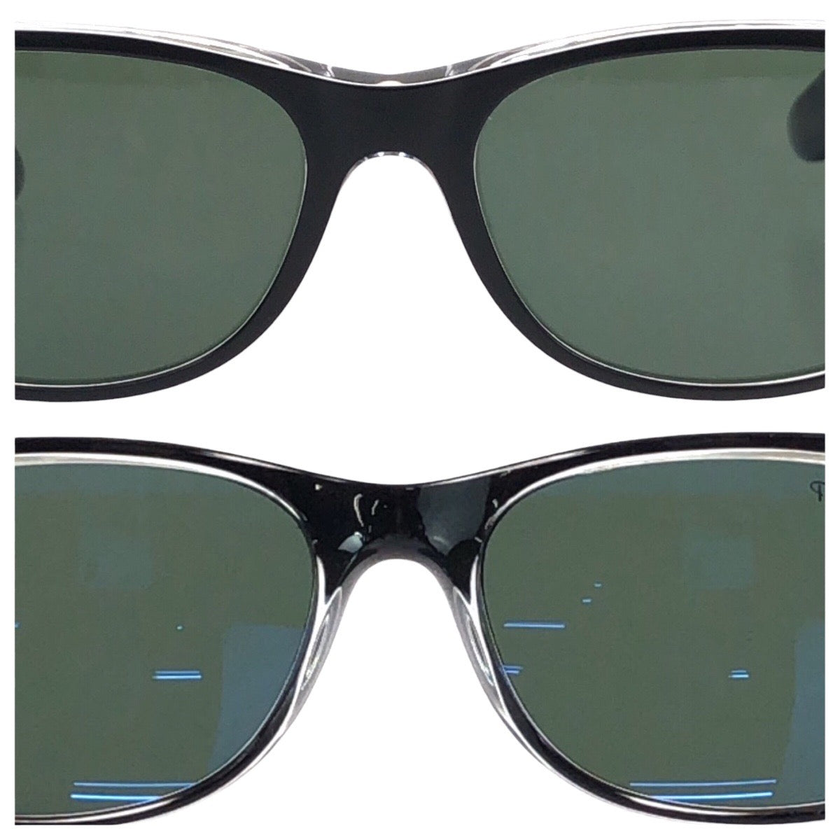 18475
Ray-Ban レイバン ウェイファーラー ブラック 黒 シルバー金具 プラスチック RB2132 6052/58 55▫︎18 145 サングラス ウェリントン  メンズ ABP10