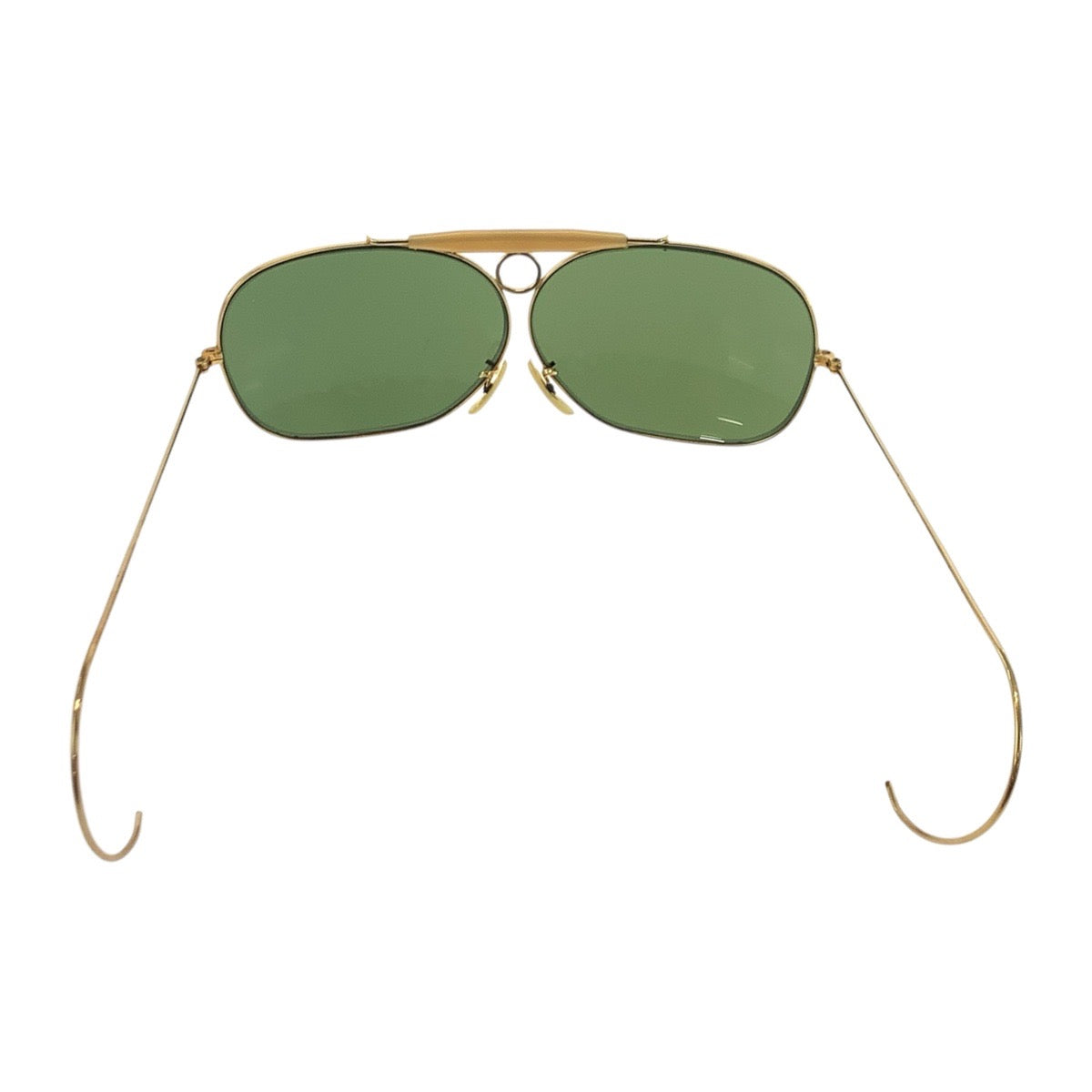 18476
Ray-Ban レイバン ヴィンテージ B&L RAY-BAN U.S.A グリーン ゴールド金具 ガラス / メタル サングラス ティアドロップ  メンズ AB12