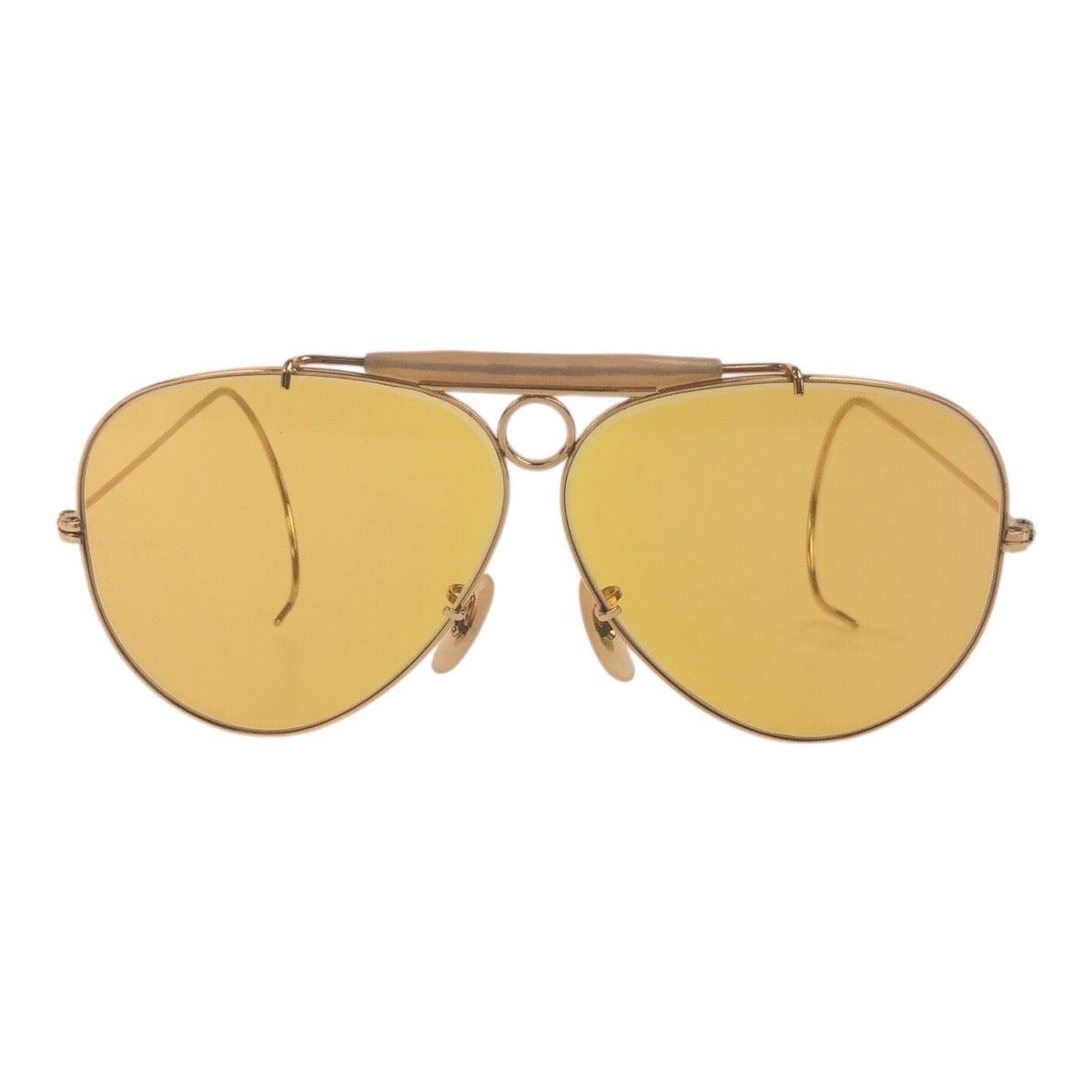 18477
Ray-Ban レイバン ヴィンテージ B&L RAY-BAN U.S.A イエロー ゴールド金具 ガラス / メタル サングラス ティアドロップ  メンズ AB12