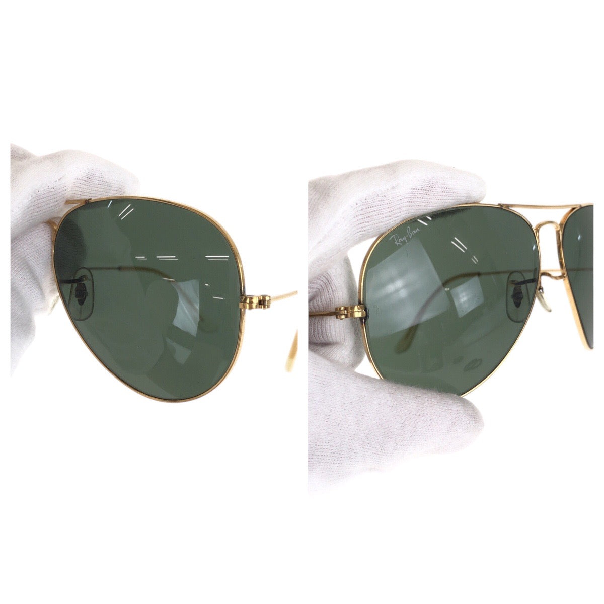 18478
Ray-Ban レイバン ヴィンテージ ボシュロム アビエーター ゴールド メタル 62◻︎14 サングラス 男女兼用 ティアドロップ メンズ AB12