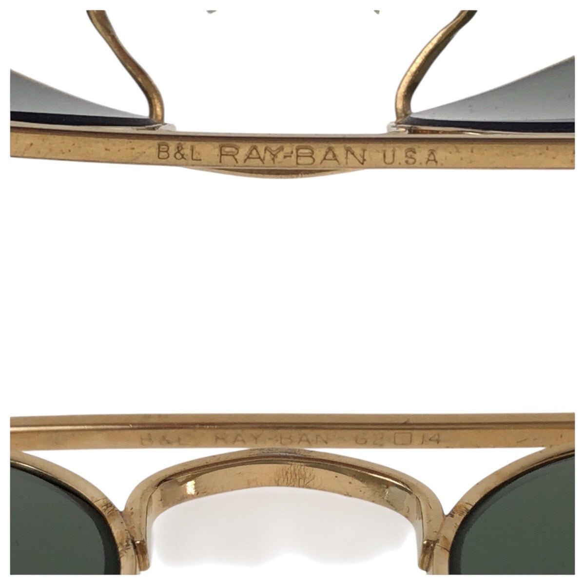 18478
Ray-Ban レイバン ヴィンテージ ボシュロム アビエーター ゴールド メタル 62◻︎14 サングラス 男女兼用 ティアドロップ  メンズ AB12