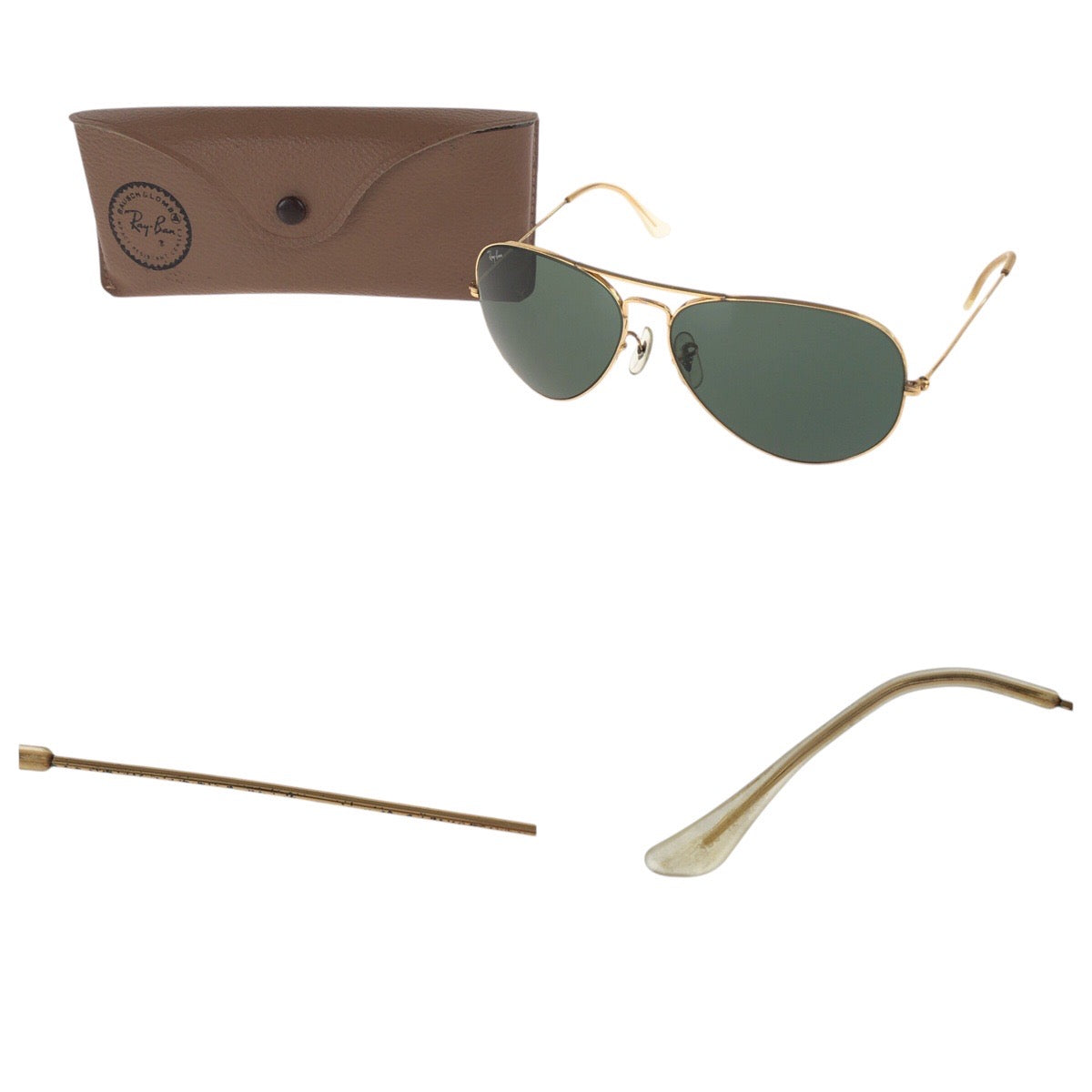 18478
Ray-Ban レイバン ヴィンテージ ボシュロム アビエーター ゴールド メタル 62◻︎14 サングラス 男女兼用 ティアドロップ メンズ AB12