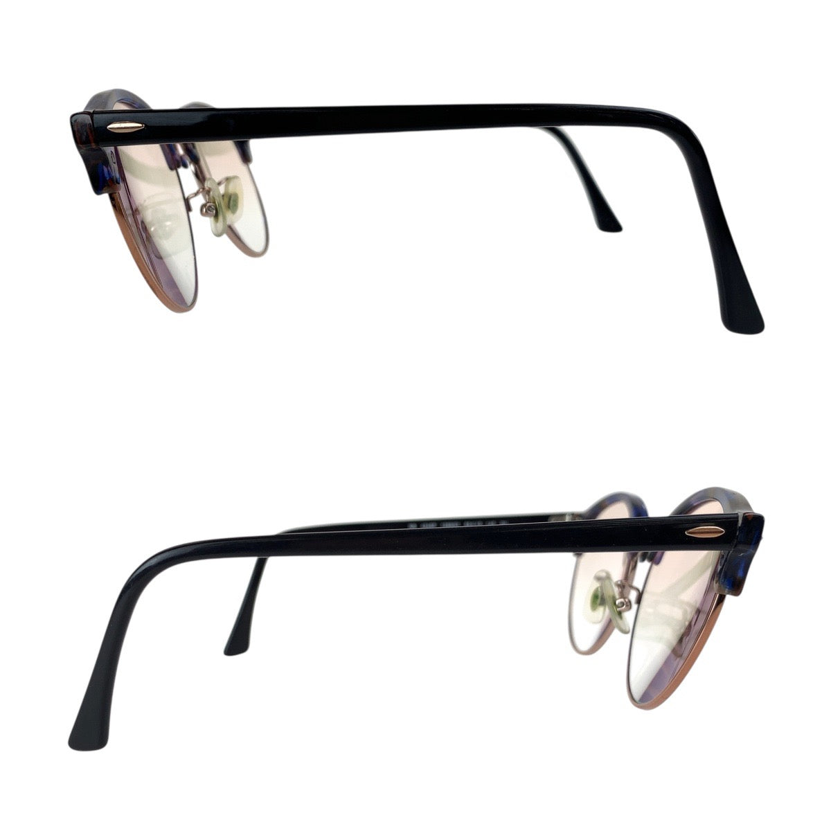 18480
Ray-Ban レイバン マーブル柄 クラブラウンド ブラック ブルー ピンクゴールド プラスチック / メタル RB 4246F 1256/51 53◻︎19 145 2N サングラス 男女兼用 ボストン  メンズ AB10
