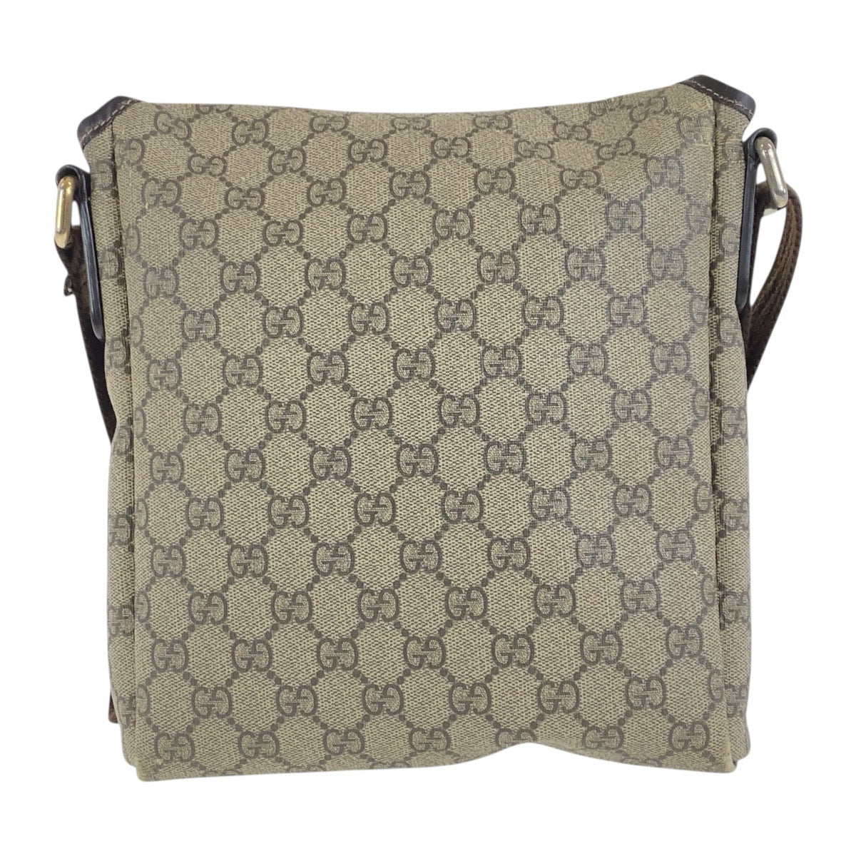 18482
GUCCI グッチ ベージュ ブラウン ゴールド金具 GGスプリームキャンバス 223666 斜め掛け ショルダーバッグ 男女兼用  レディース AB18