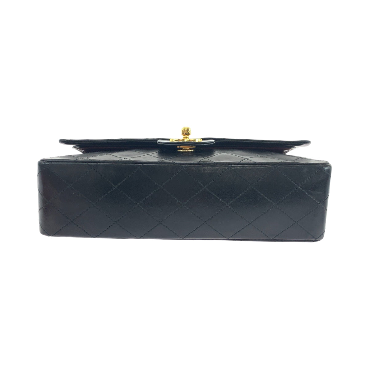 18492
CHANEL シャネル マトラッセ25 ダブルフラップ ココマーク ターンロック ブラック 黒 ゴールド金具 ラムスキン チェーンショルダーバッグ  レディース