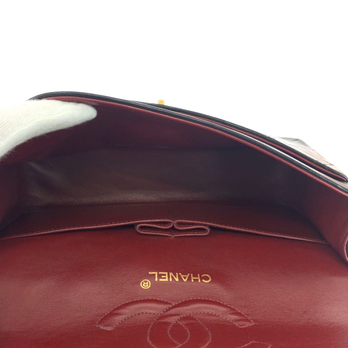 18492
CHANEL シャネル マトラッセ25 ダブルフラップ ココマーク ターンロック ブラック 黒 ゴールド金具 ラムスキン チェーンショルダーバッグ  レディース