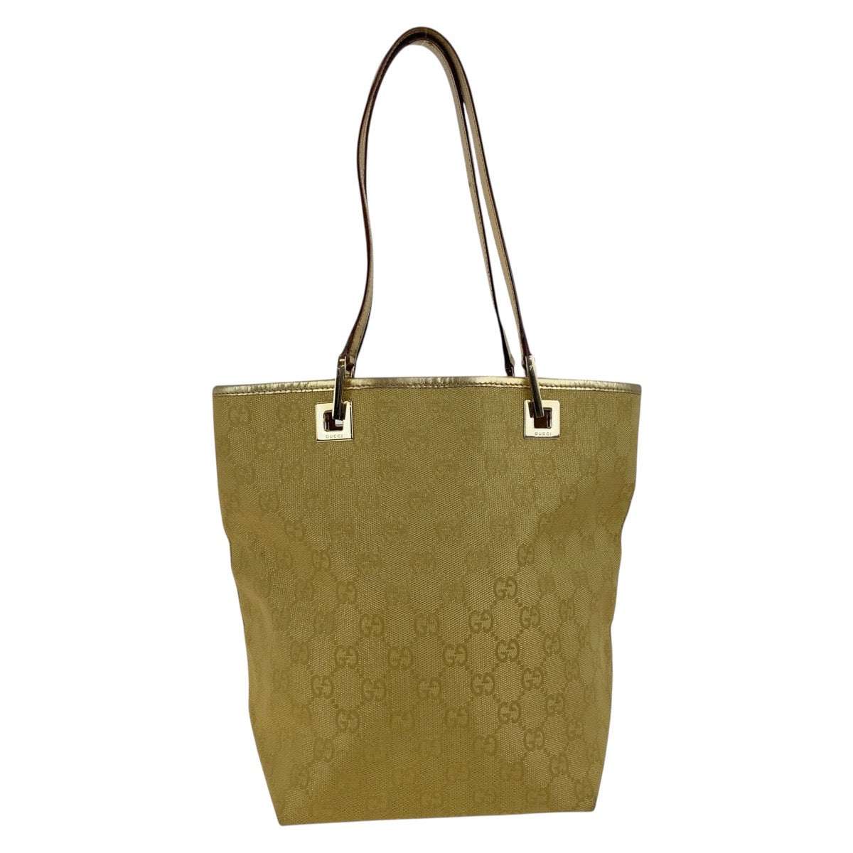 18498
GUCCI グッチ ゴールド ゴールド金具 GGキャンバス / レザー 002 1099 ショルダーバッグ トートバッグ レディース AB36